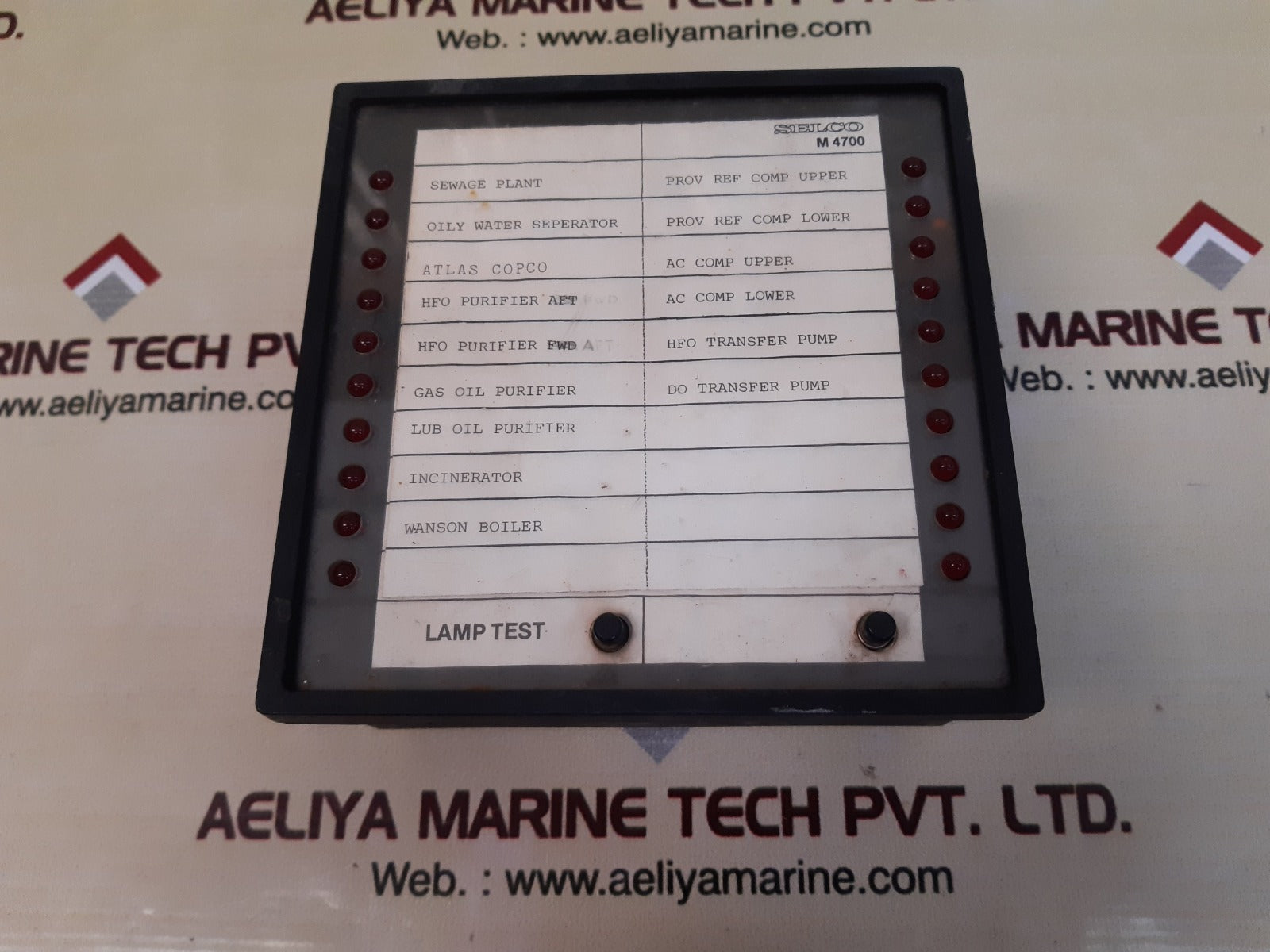 Selco m4700-00 alarm indicator