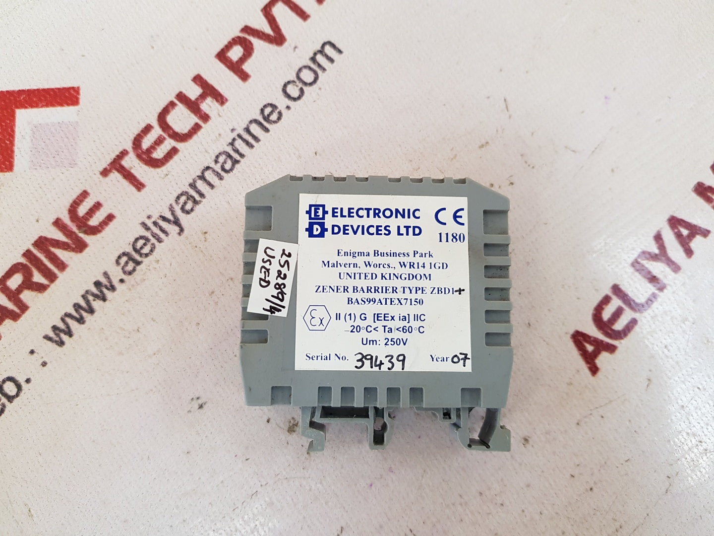 Electronic devices zbd1+ zener barrier bas99atex7150