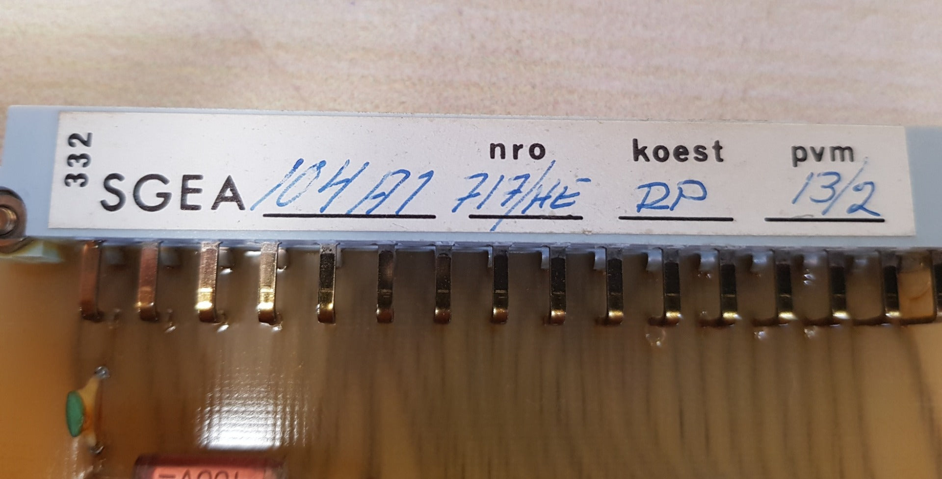 Stromberg sgea 104 a1 printed circuit board