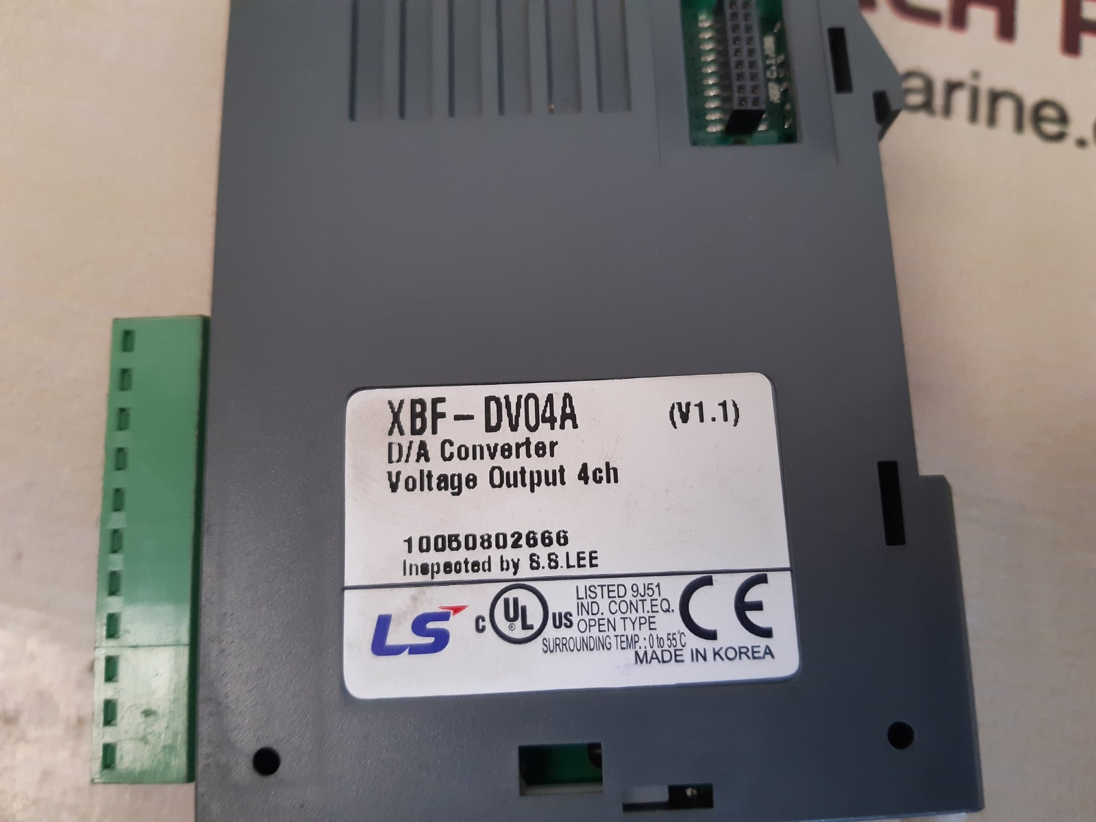 Ls xbf-dv04a analog output module
