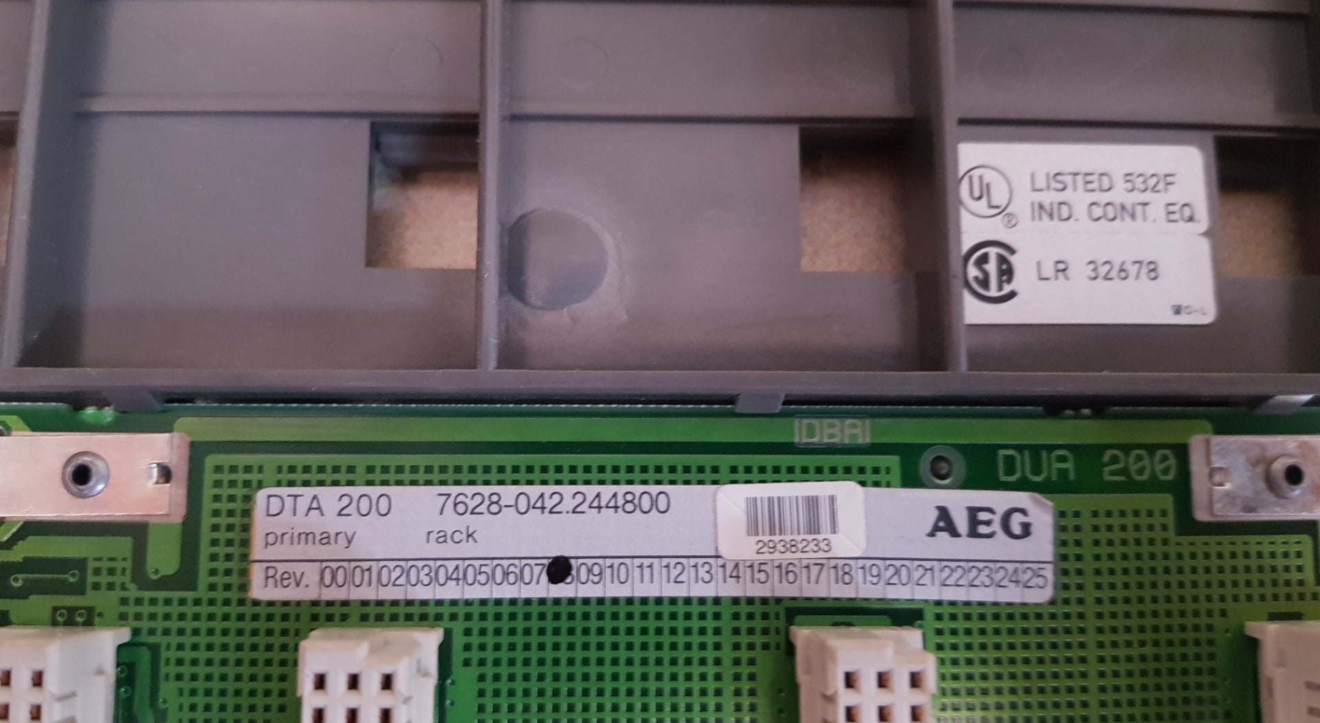 Aeg dta 200 7628-042.244800 primary rack