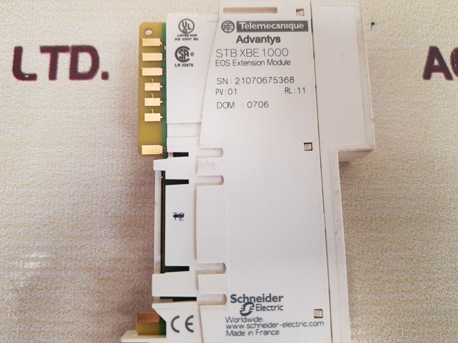 Telemecanique advantys stb xbe 1000 extension module