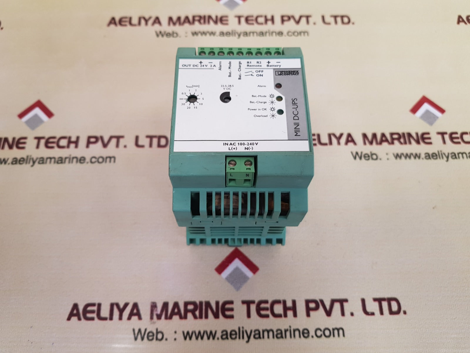 Phoenix contact mini-dc-ups/24dc/2 power supply