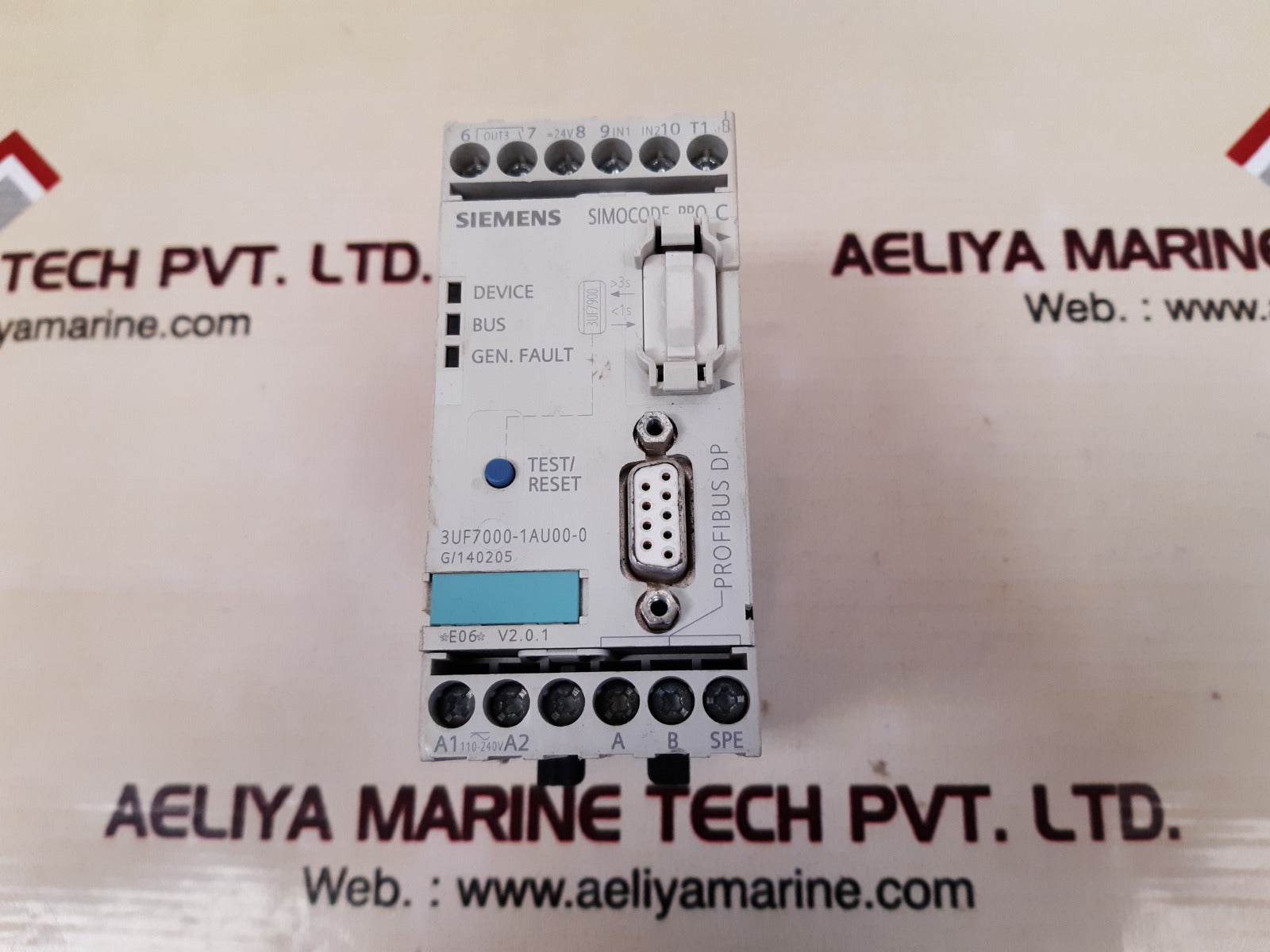Siemens simocode pro c 3uf7000-1au00-0 motor control module