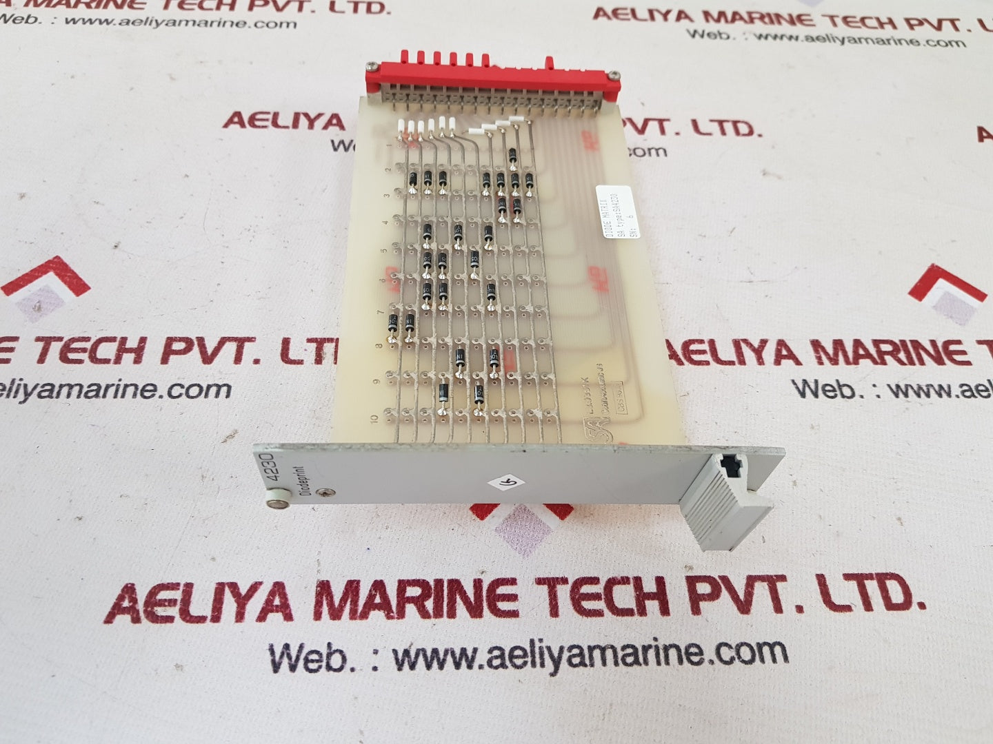 Scan acoustic 4230 diodeprint pcb card sa4230