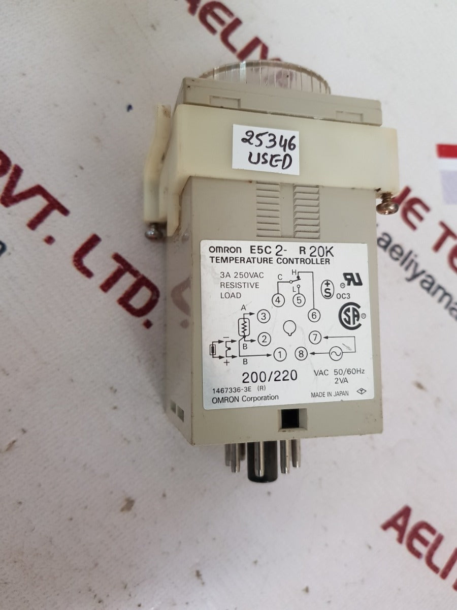 Omron e5c2-r20k temperature controller