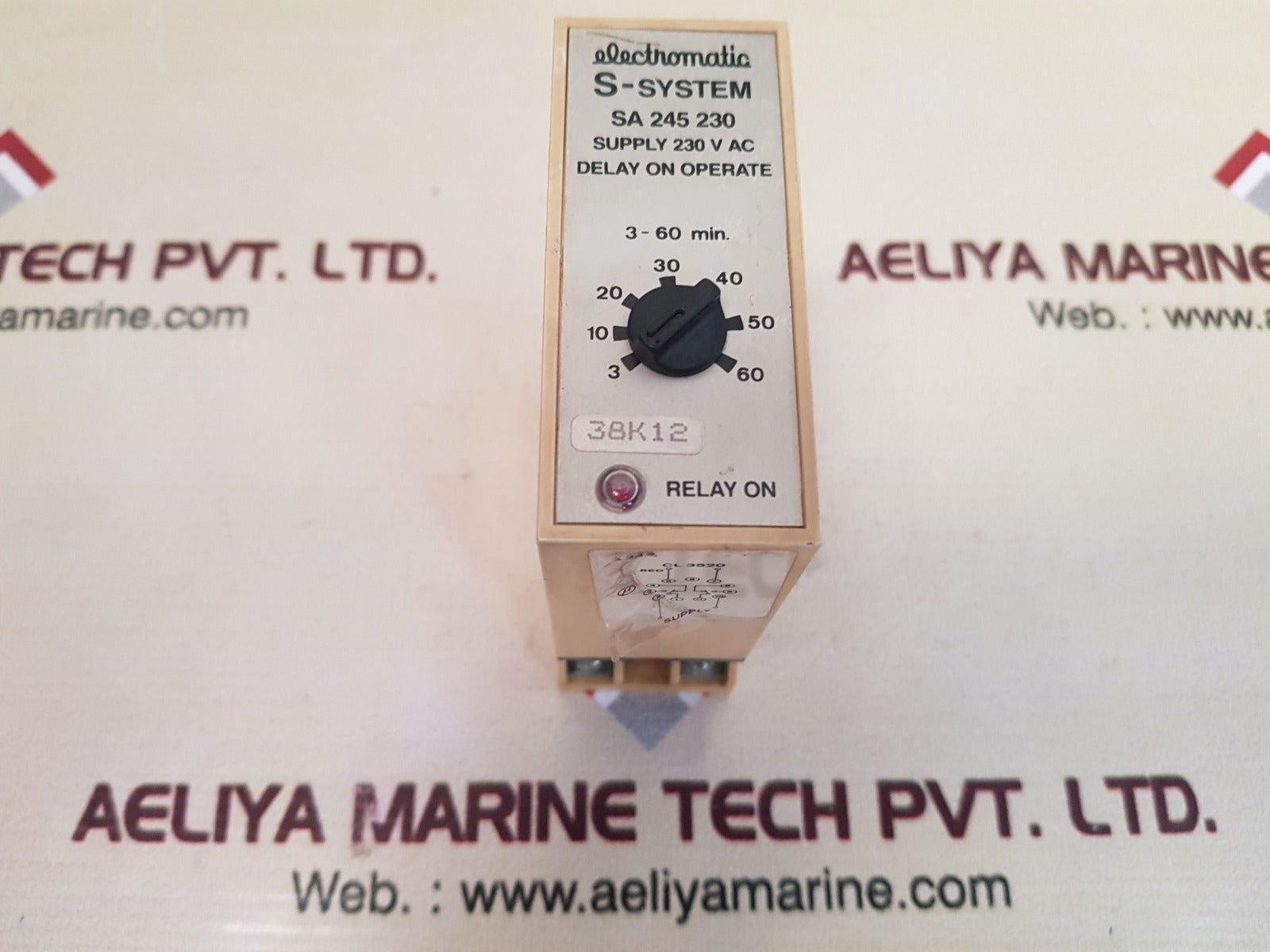 Electromatic s-system sa 245 230 delay on operate 3-60 min