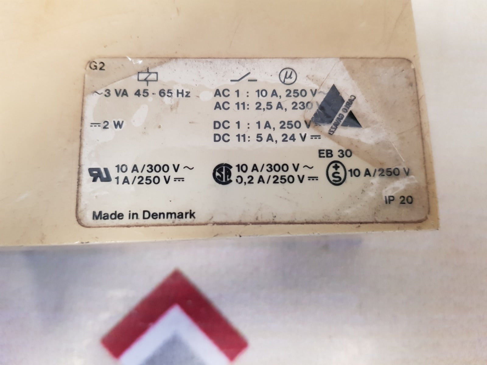 Carlo gavazzi s 1121 156 924 combi timer with base