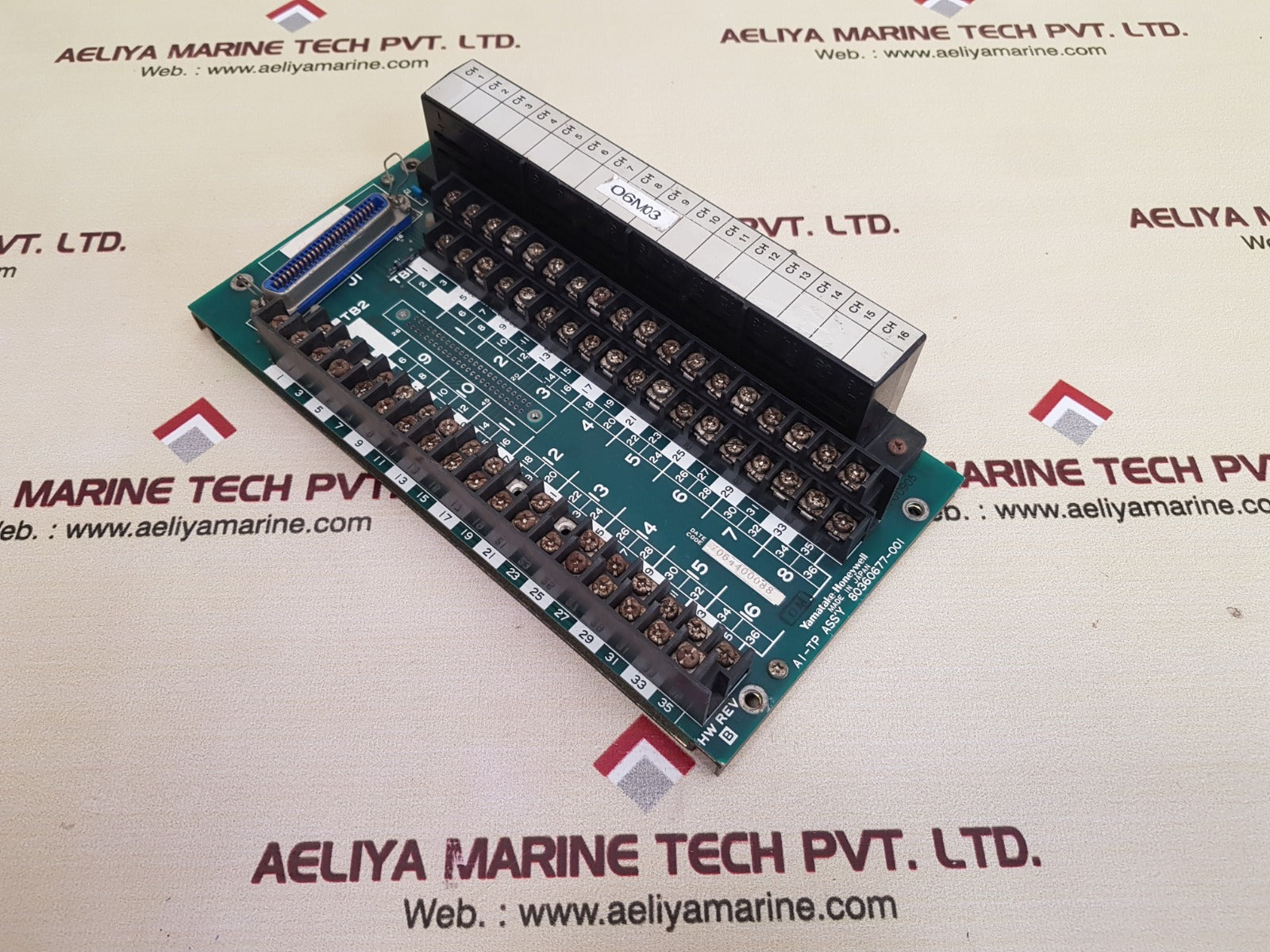 Yamatake honeywell ai-tp 80360677-001 board
