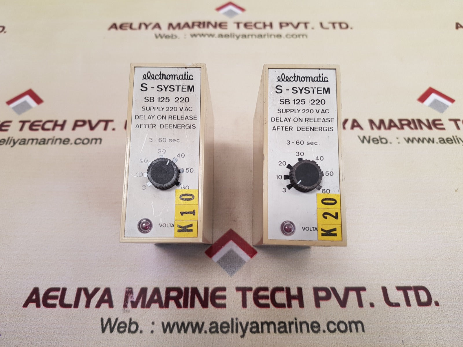 Electromatic s-system sb 125 220 delay on release