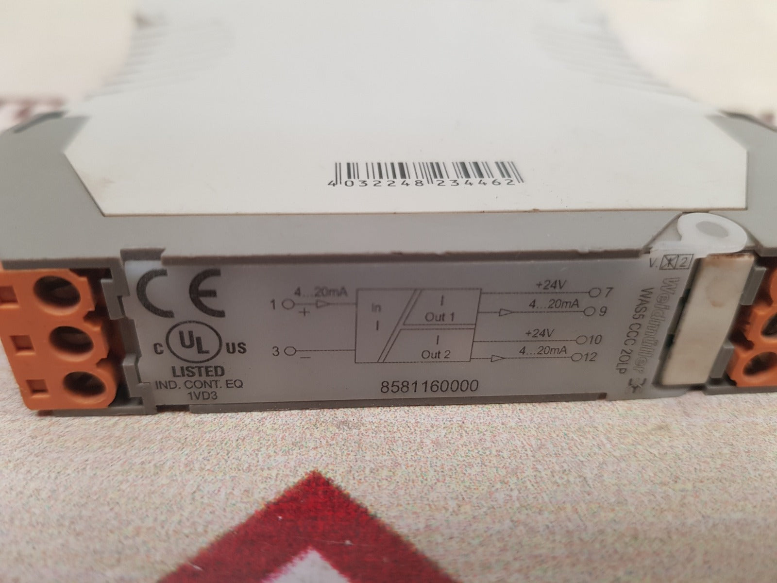 Weidmuller was5 ccc 2olp isolator