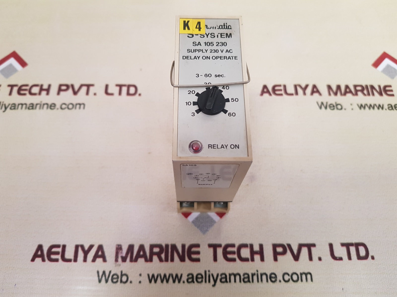 Electromatic s-system sa 105 230 delay on operate 3-60 sec