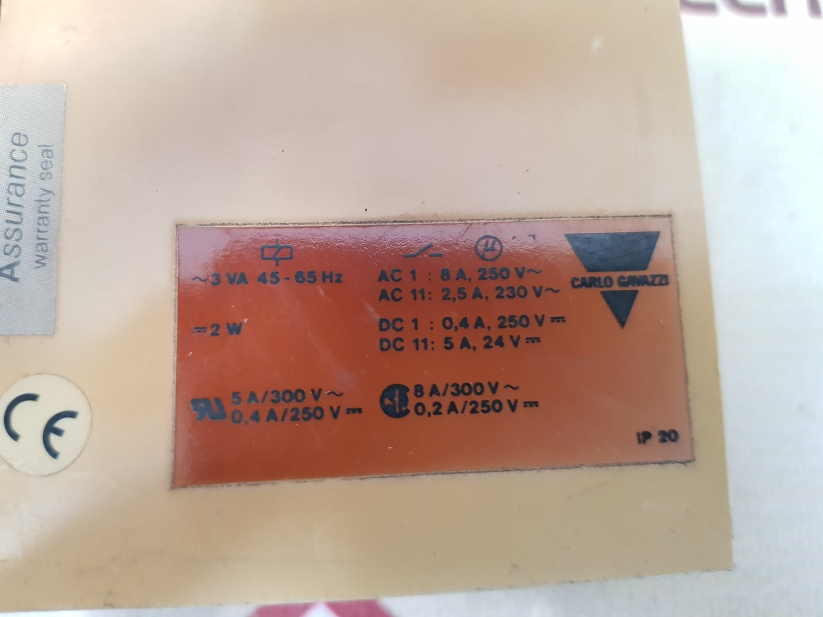 Carlo gavazzi s 112 166 230 interval timer 230 v~ 50/60hz