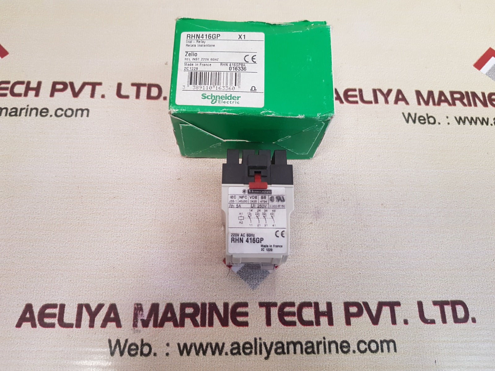 Telemecanique rhn416gp inst-relay