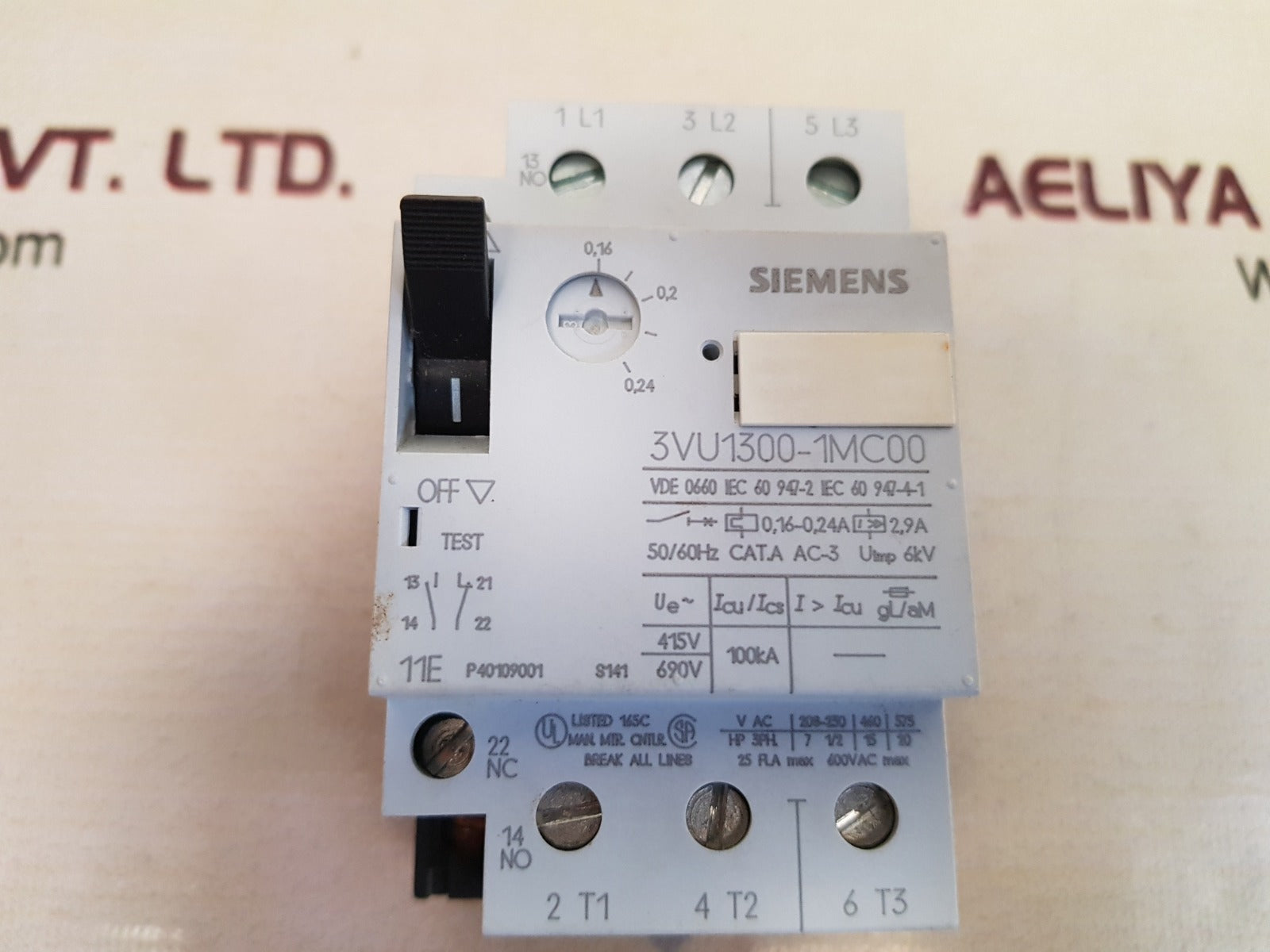 Siemens 3vu1300-1mc00 circuit breaker