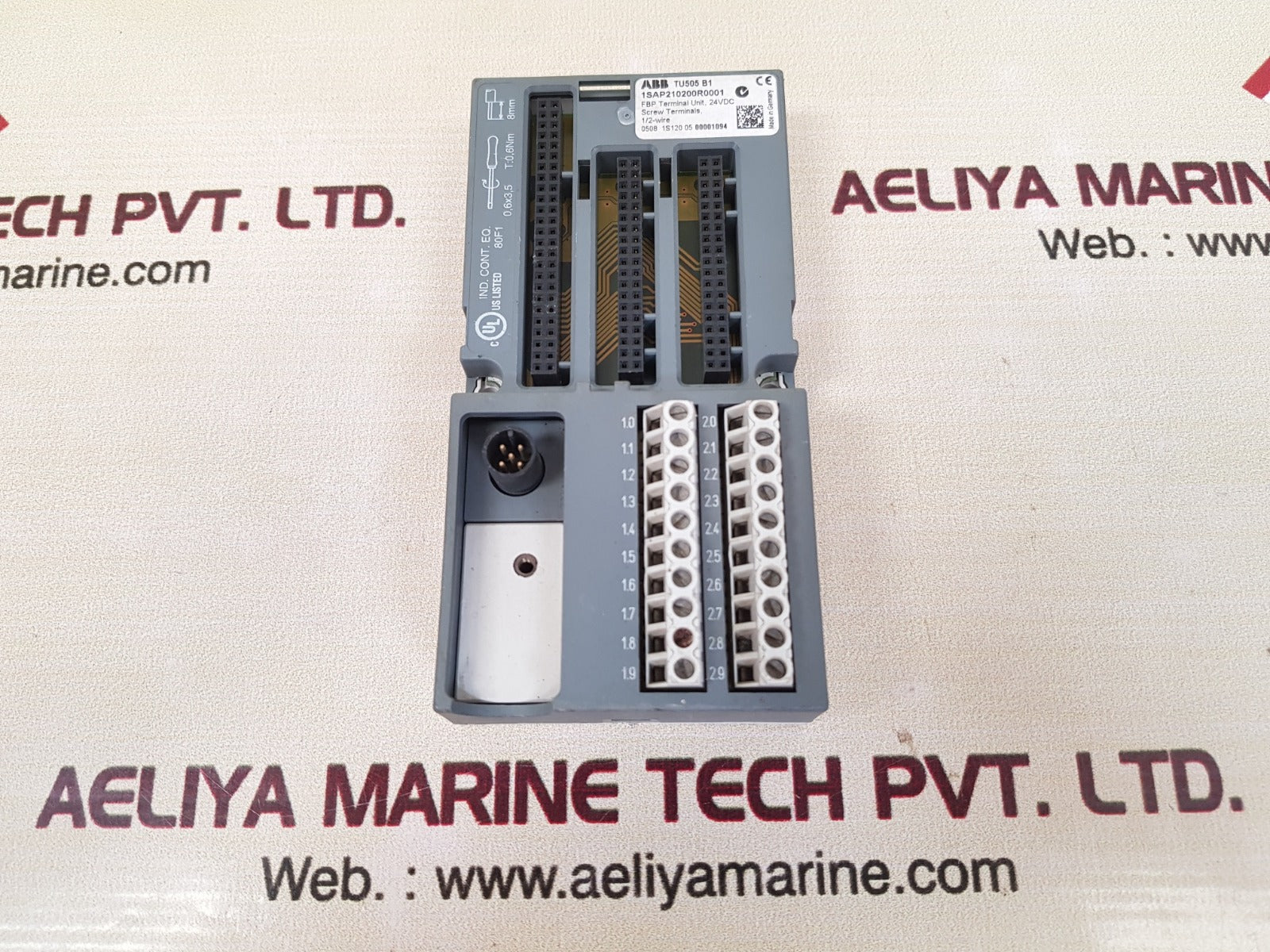 Abb tu505 b1 fbp terminal unit 1sap210200r0001