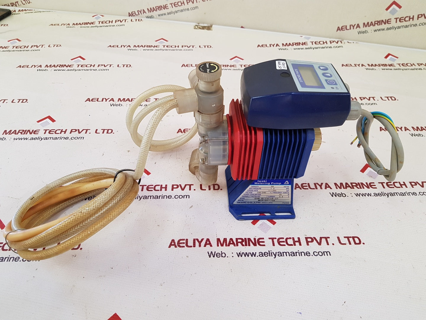 Iwaki ehn-b11vc1r-37 metering pump