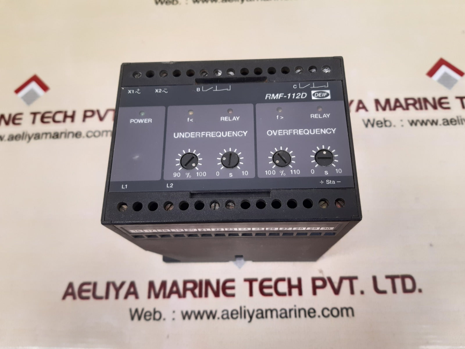 Deif rmf-112d frequency relay 254827.10