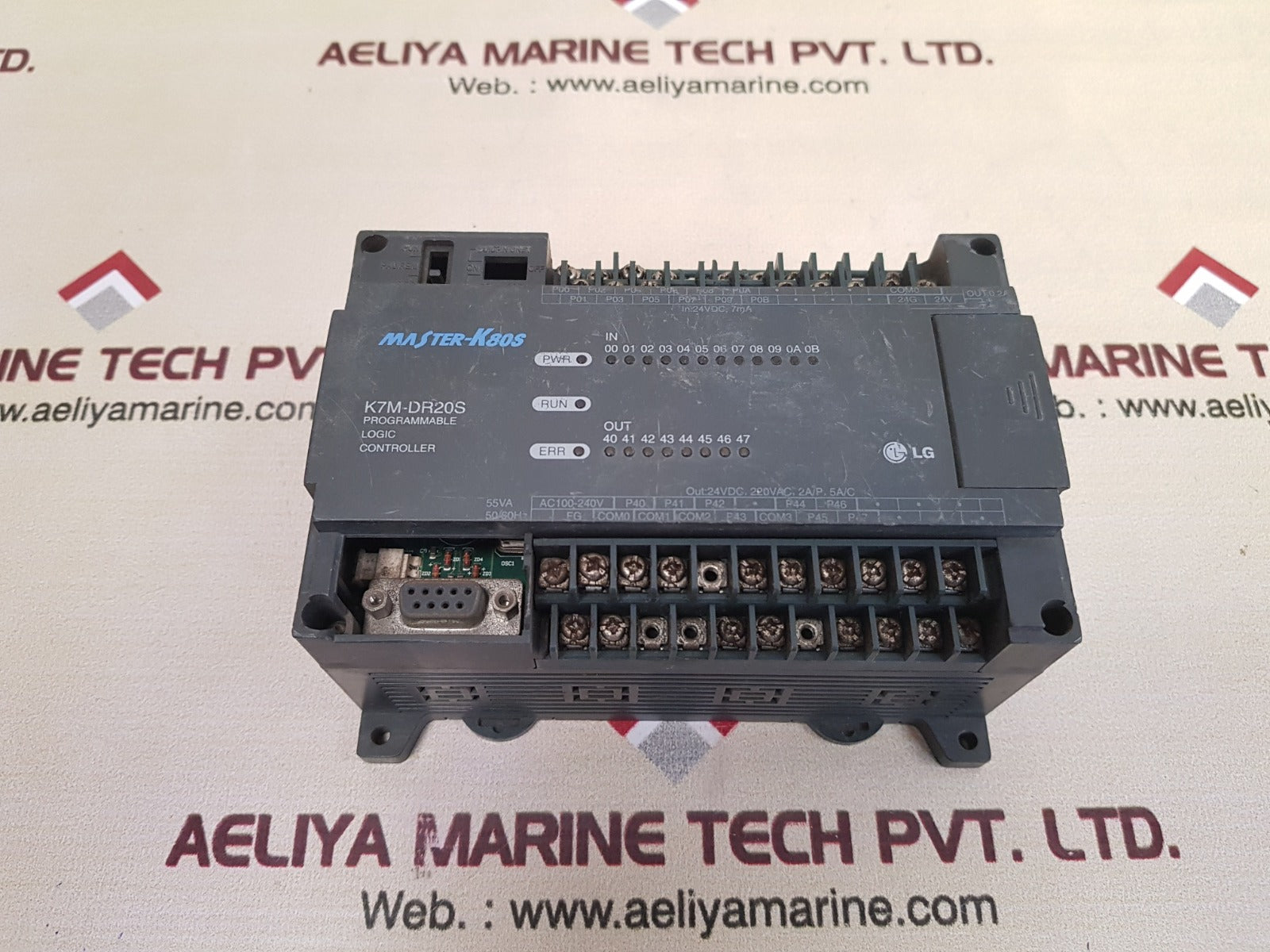 LG k7m-dr20s master-k80s programmable logic controller