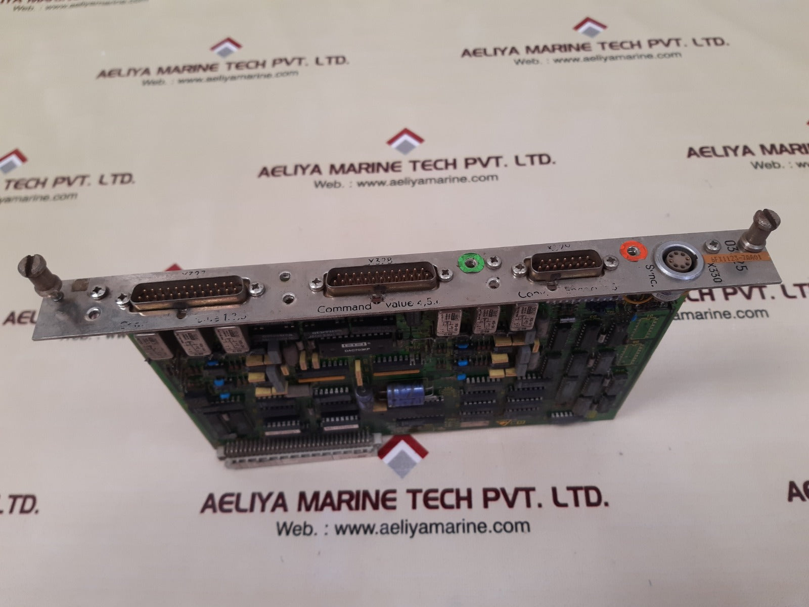 Siemens 548 237 9101.00 pcb card 6fx1123-7aa01