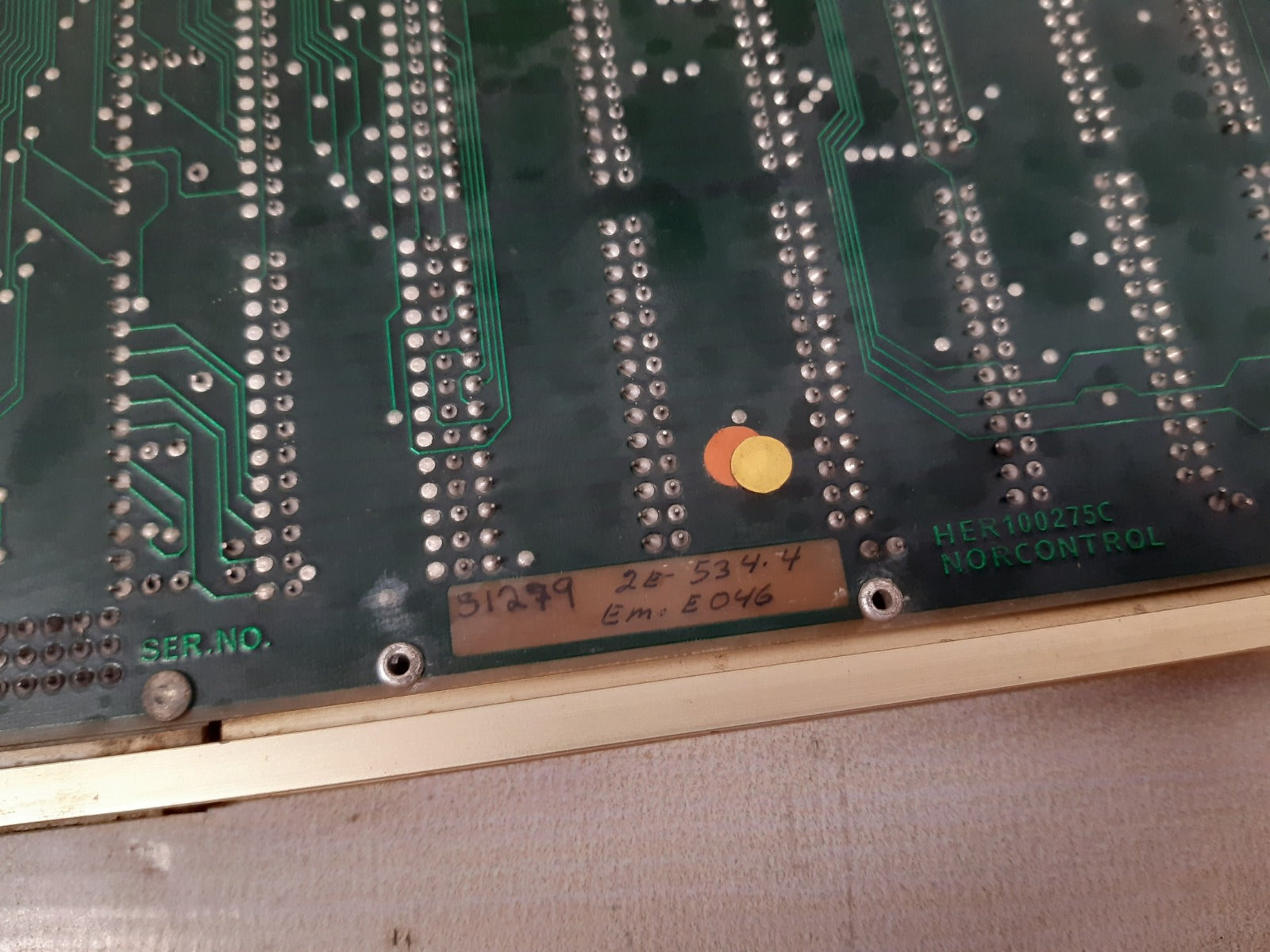 Norcontrol her100275c processor card 2