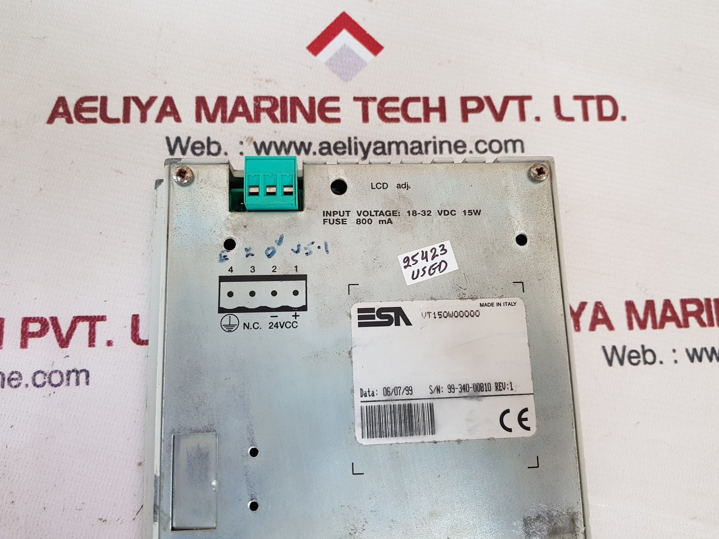 Esa vt150w00000 operator panel