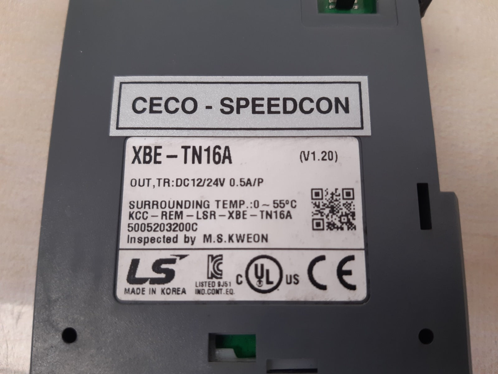 Ls xbe-tn16a transistor output unit 12-24 vdc