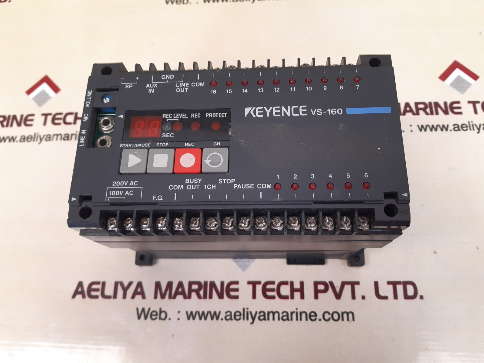 Keyence vs-160 voice alarm recorder