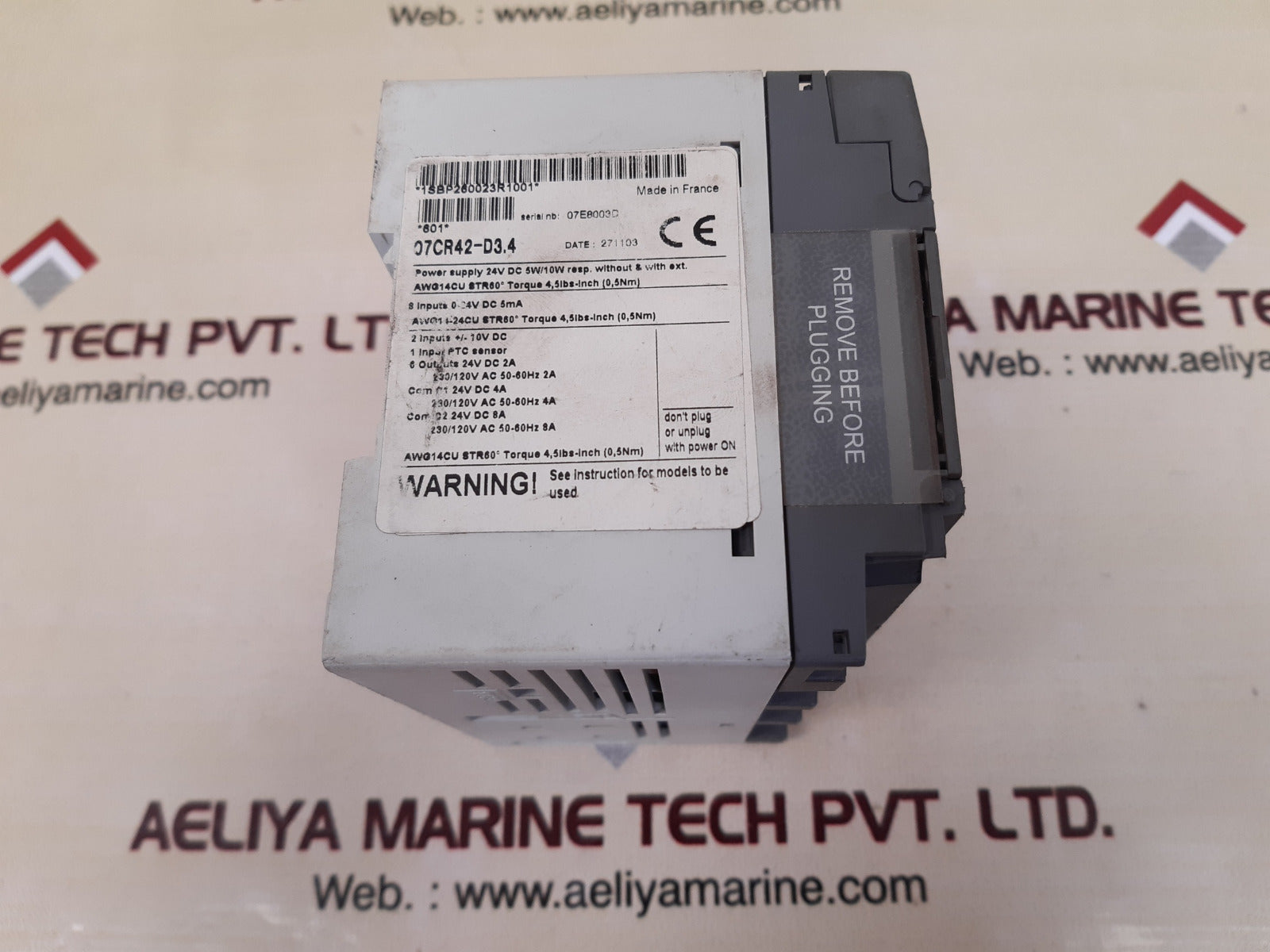 Abb 07cr42-d3.4 advant controller 31 1sbp260023r1001 basic unit