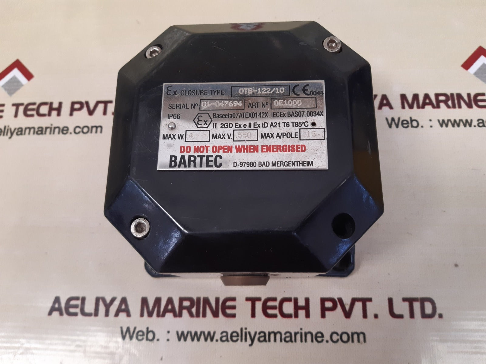 Bartec otb-122/10 junction box