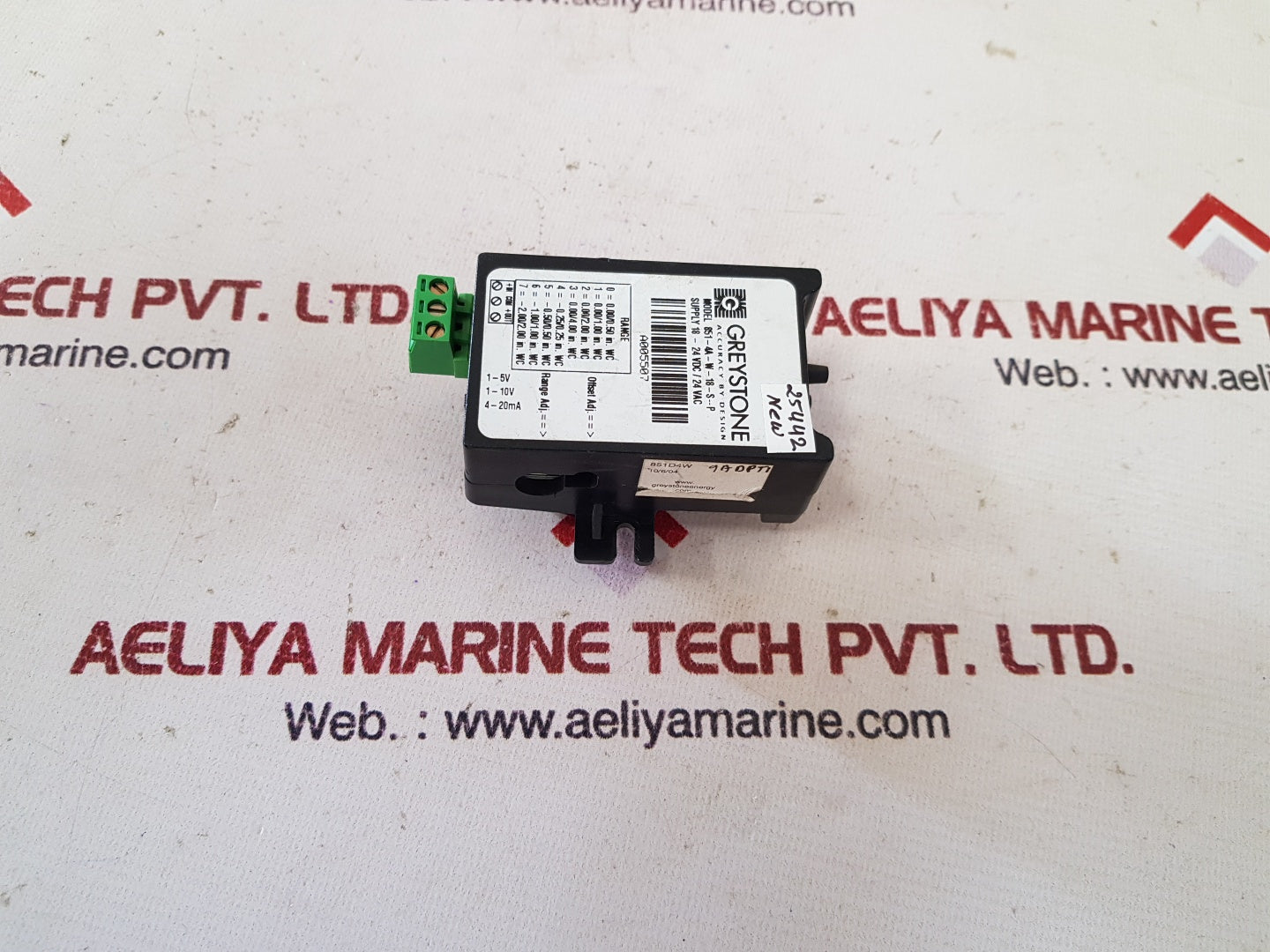Greystone 851-4a-w-18-s-p low pressure transducers 851d4w