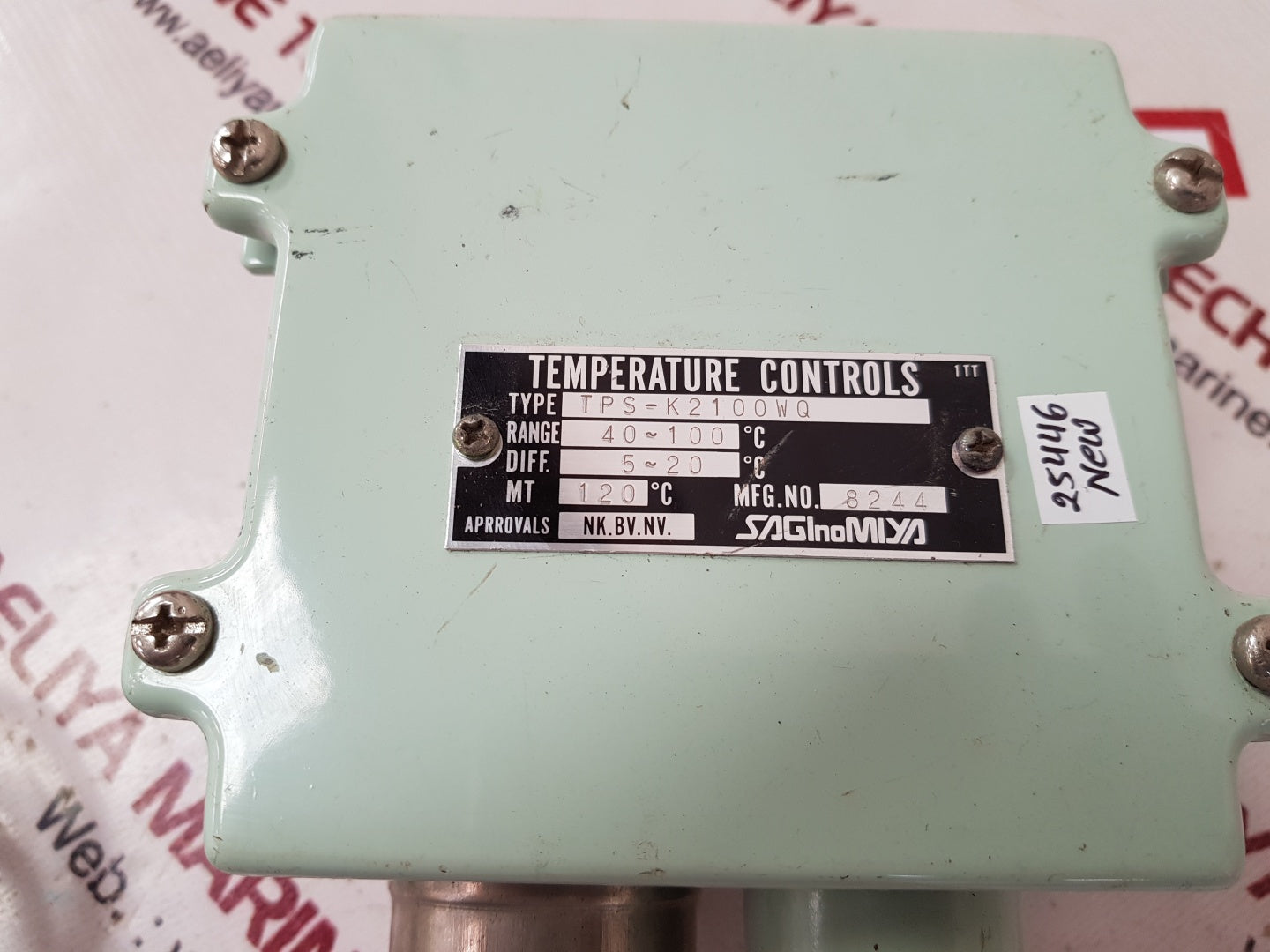Saginomiya tps-k2100wq temperature controls range 40~100°c