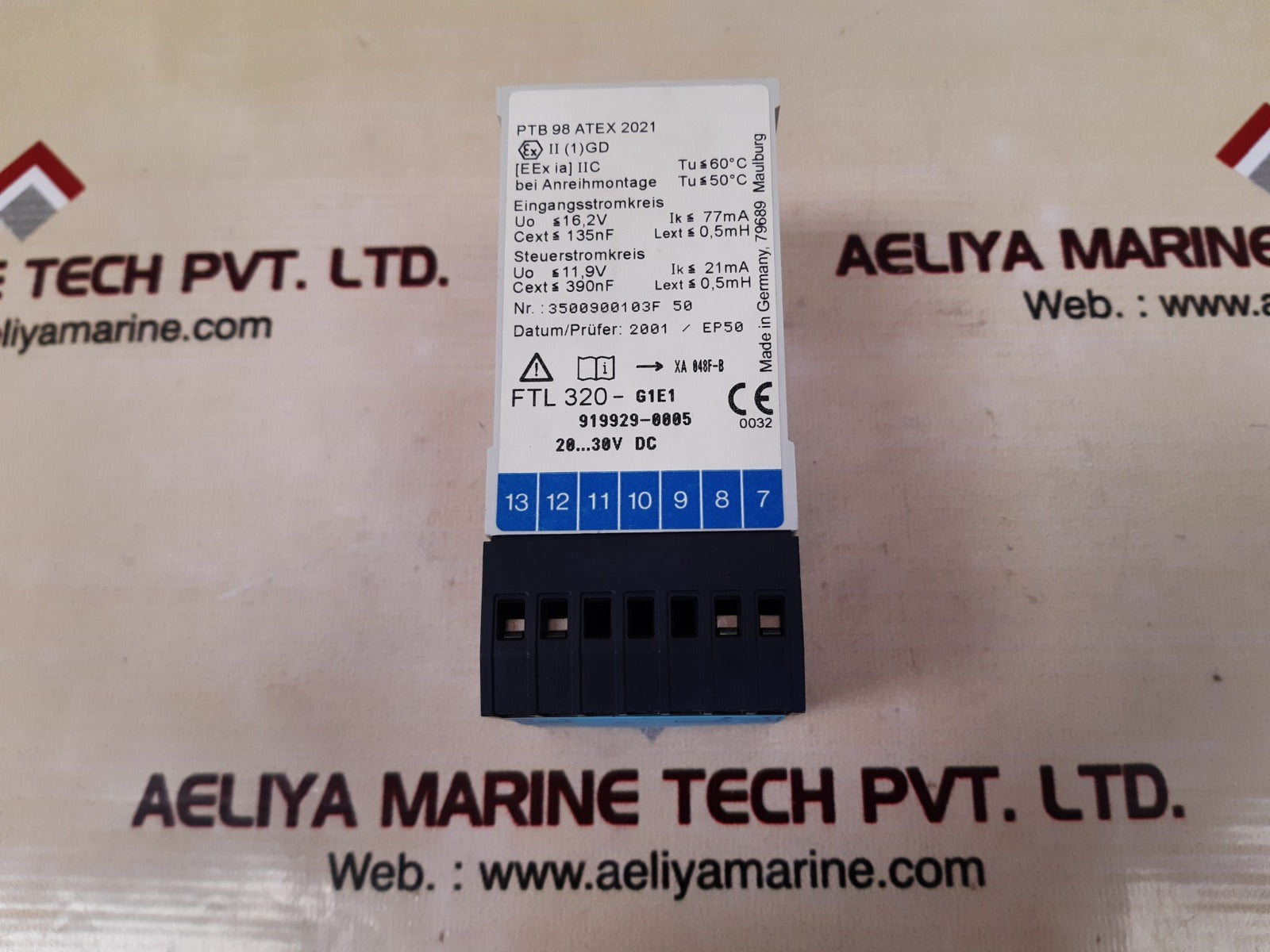 Endress+hauser ftl 320-g1e1 level limit switch