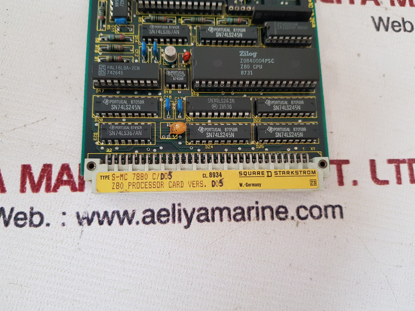 Square D s-mc 7880 c/d05 processor card