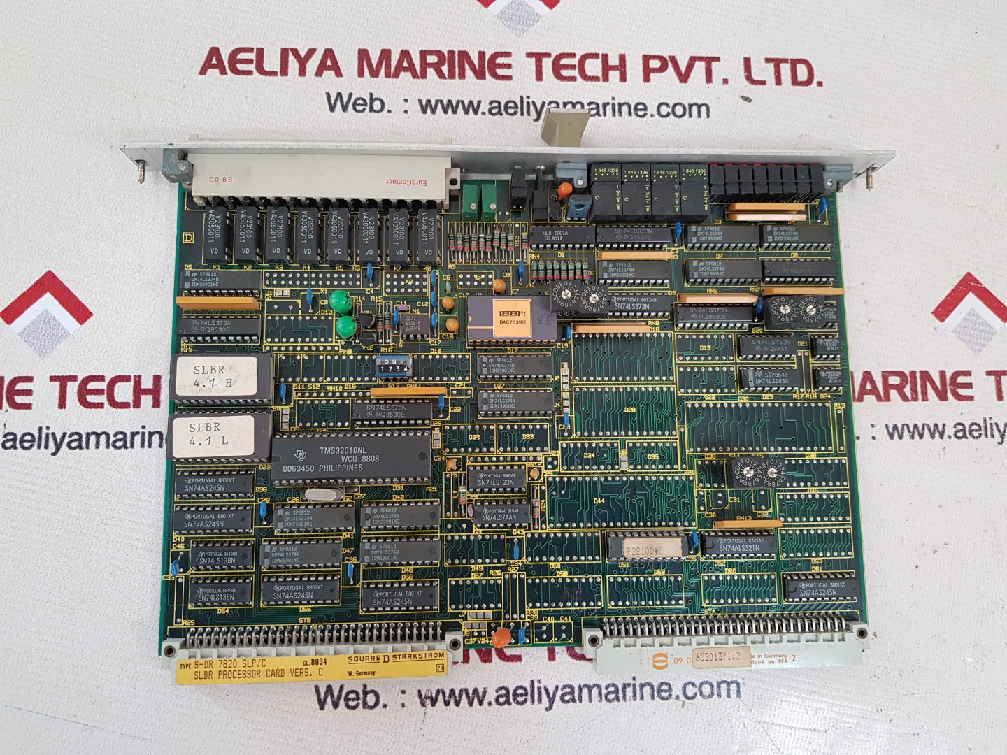 Square D s-dr 7820 slp/c slbr processor card