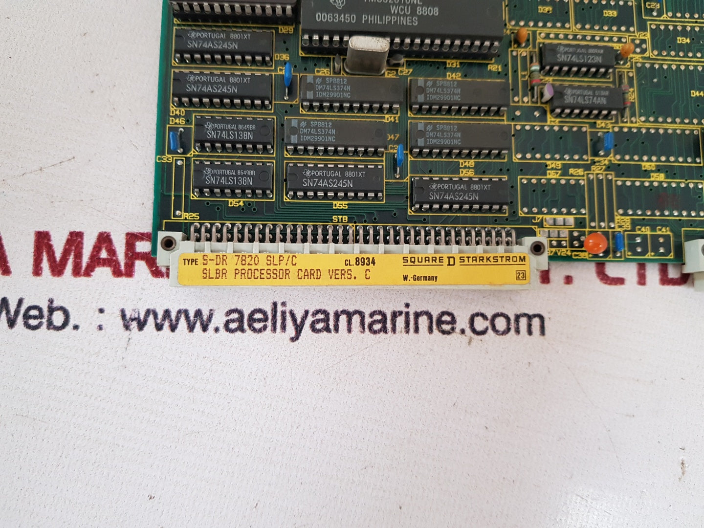 Square D s-dr 7820 slp/c slbr processor card