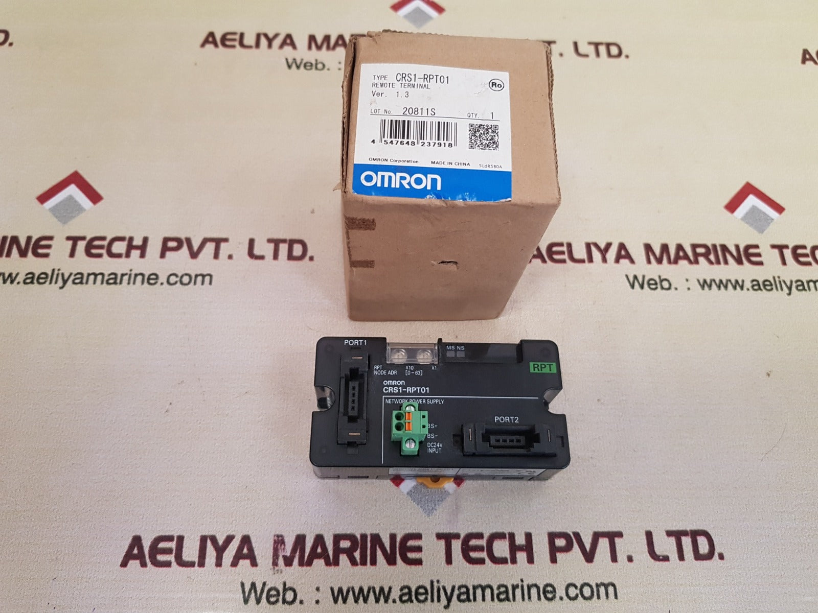 Omron Crs1-rpt01 Repeater Unit Air Temp: 55°C