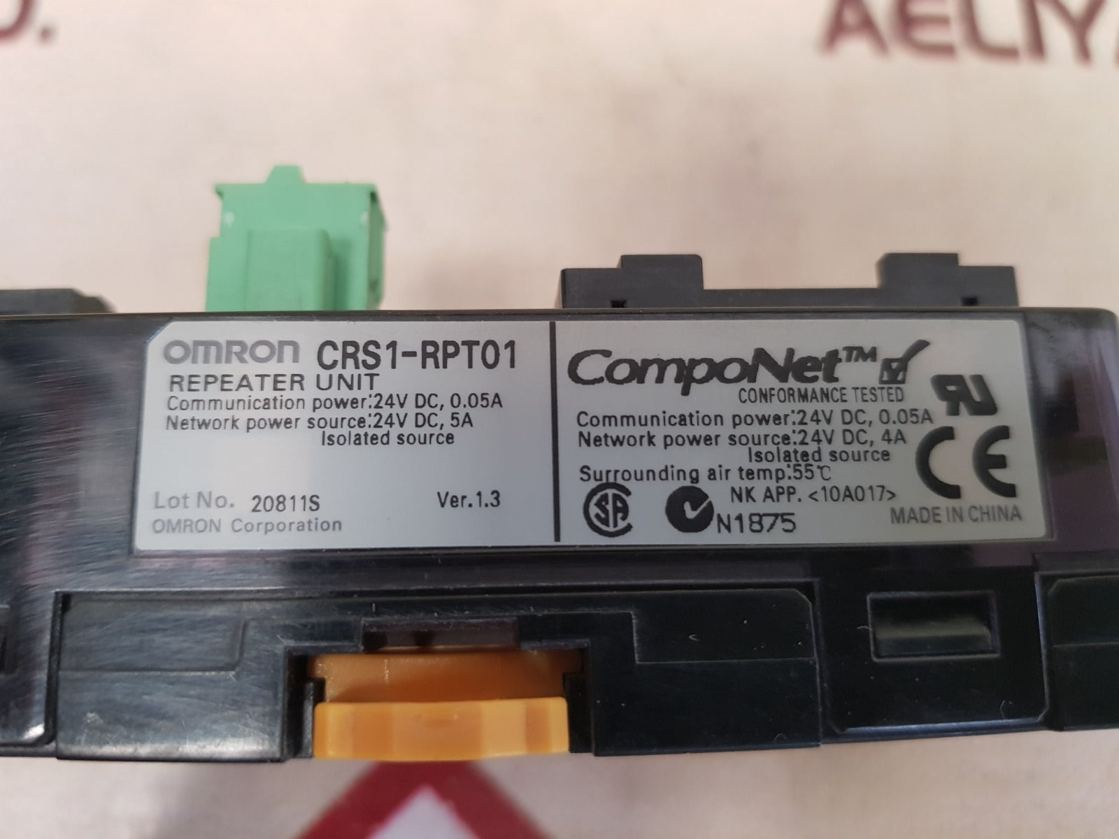 Omron Crs1-rpt01 Repeater Unit Air Temp: 55°C