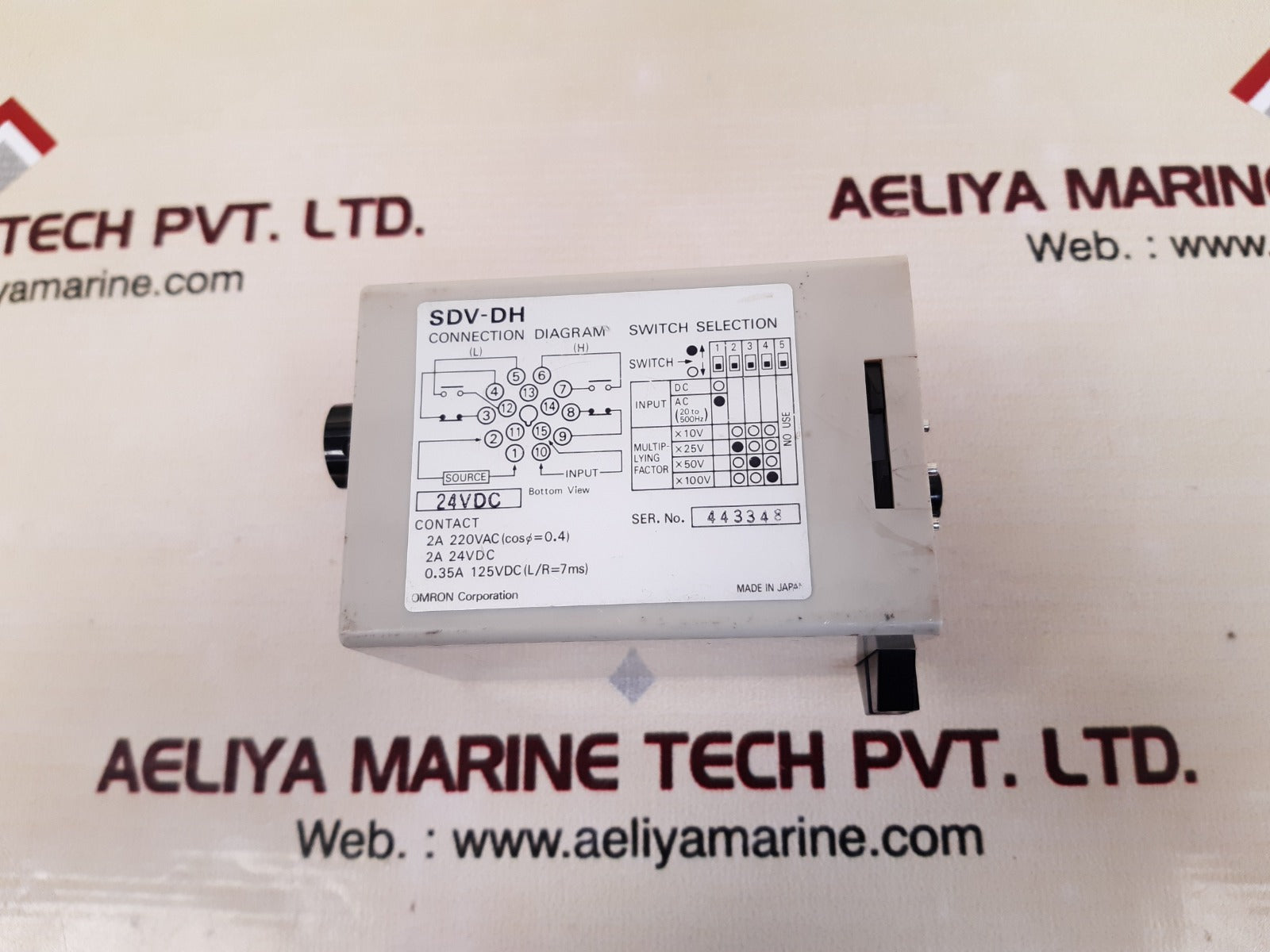 Omron sdv-dh2 voltage sensor