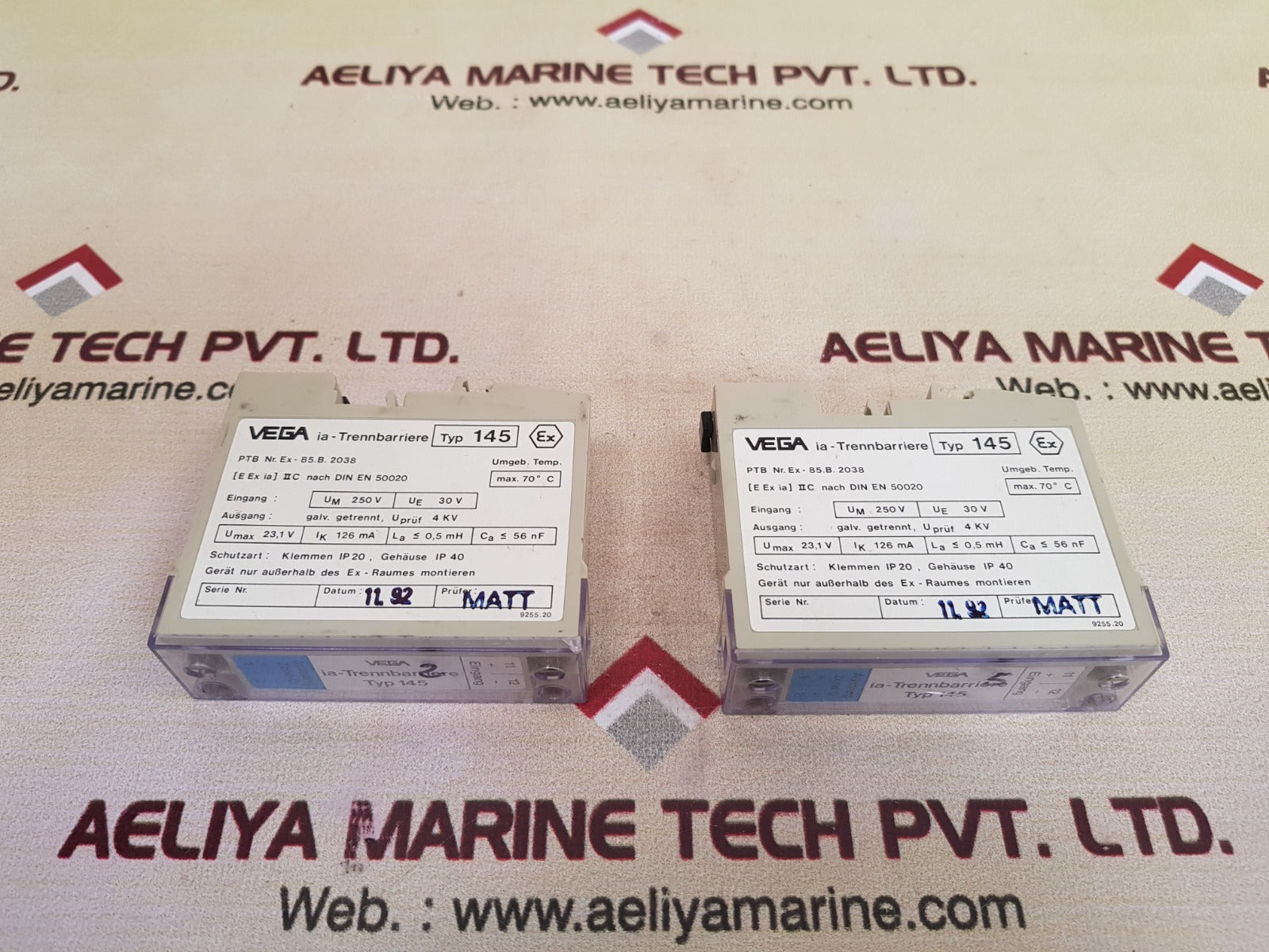 Vega 145 Ia Isolation Barrier Ip40 70°C