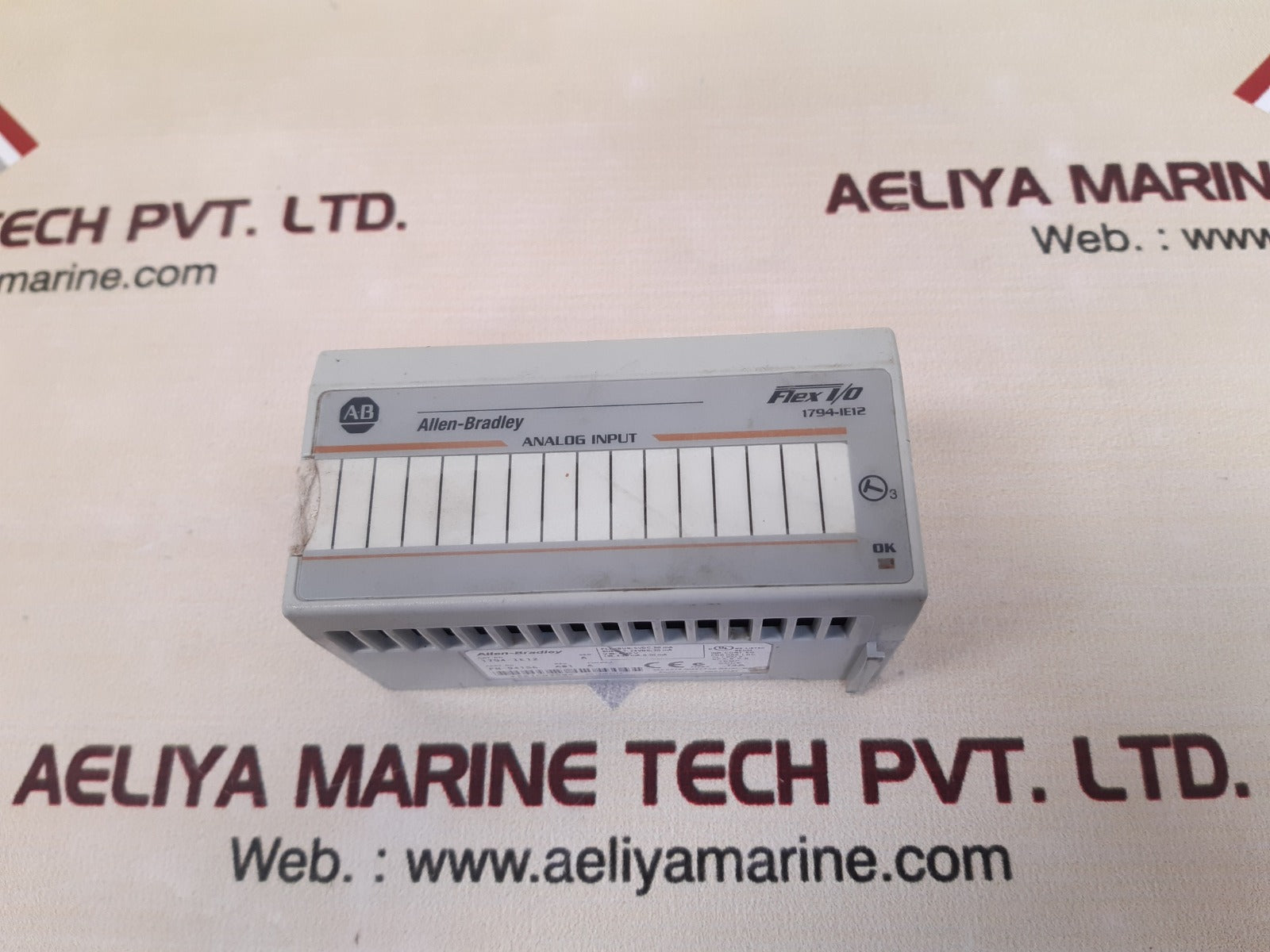 Allen-bradley 1794-ie12 flex i/o analog input module ser.a