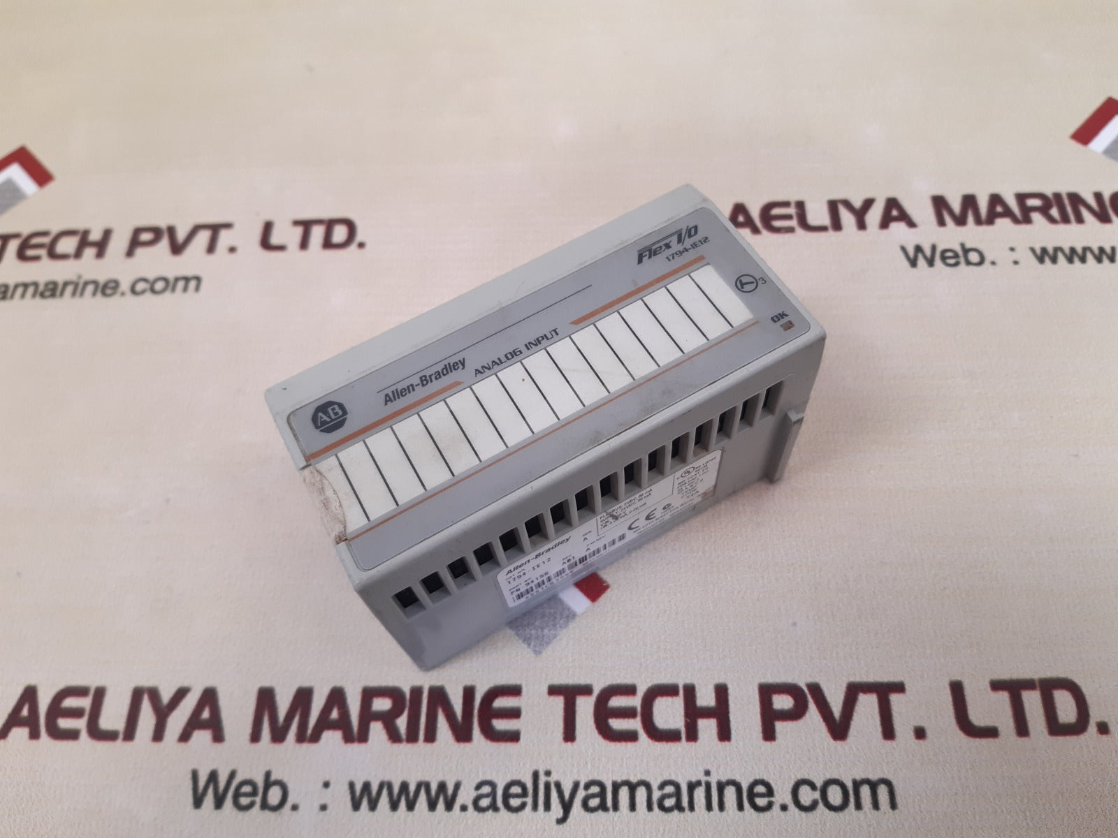 Allen-bradley 1794-ie12 flex i/o analog input module ser.a