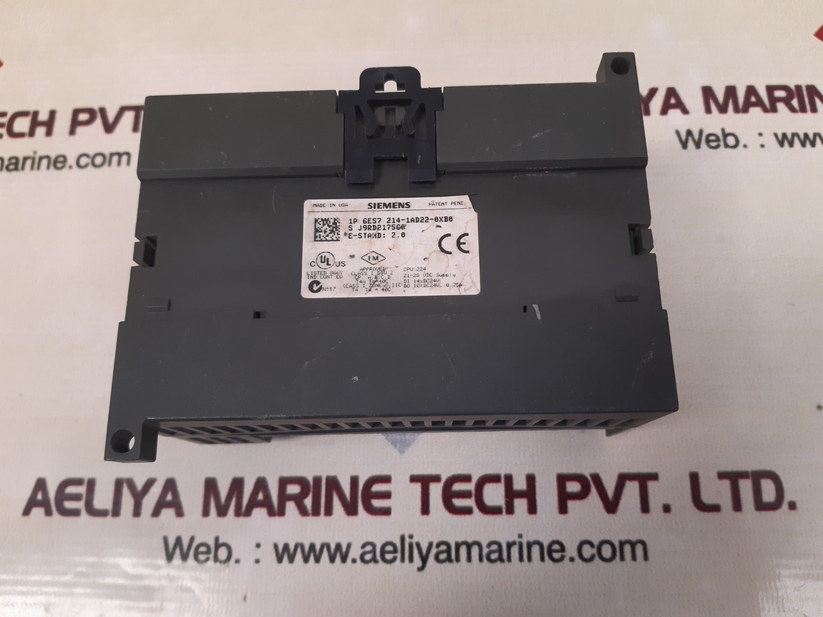 Siemens simatic s7-200 6es7 214-1ad22-0xb0 plc module