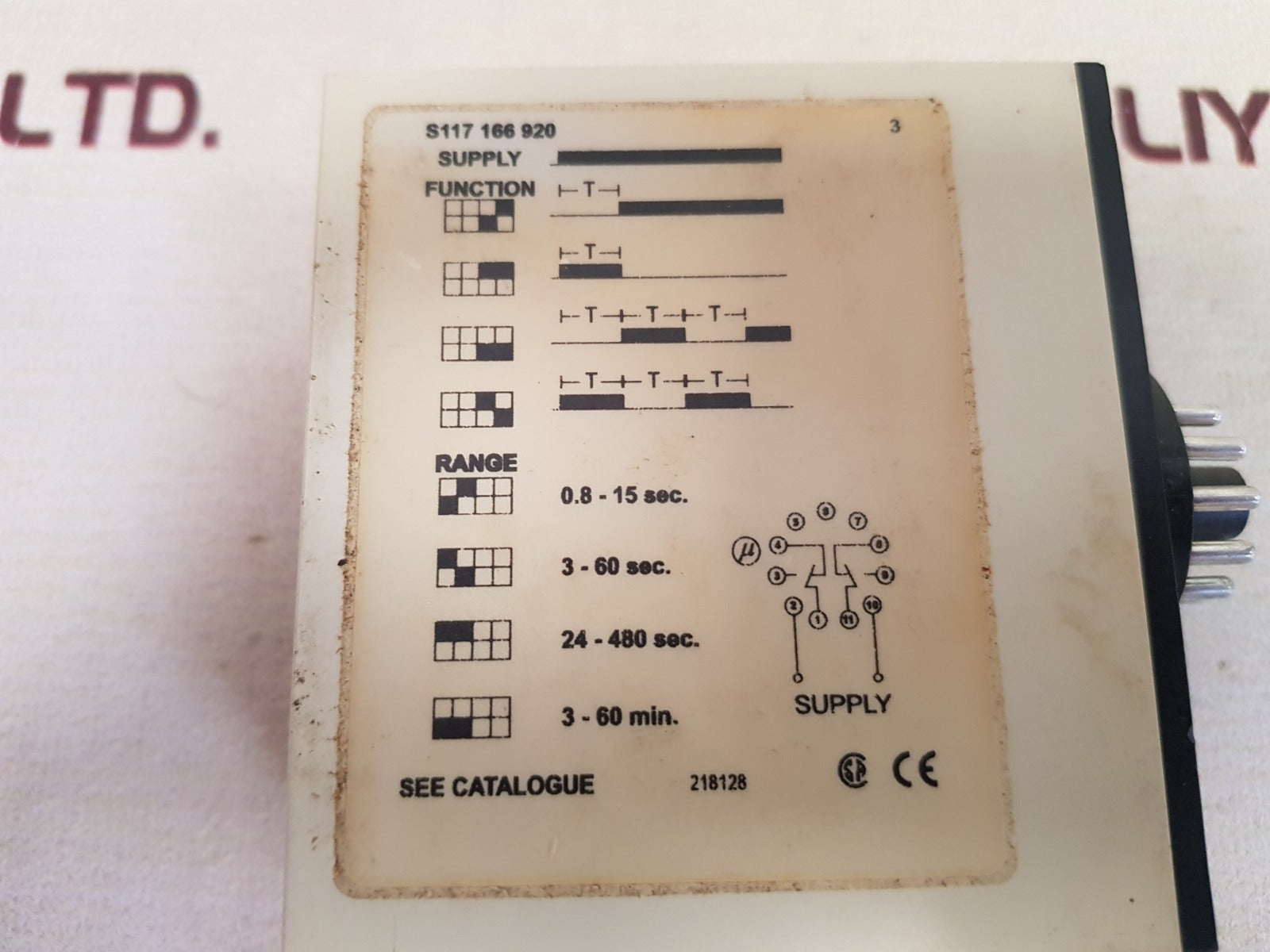 Carlo Gavazzi S 117 166 920 Combi Timer Automatic Start 24-230V,50/60Hz