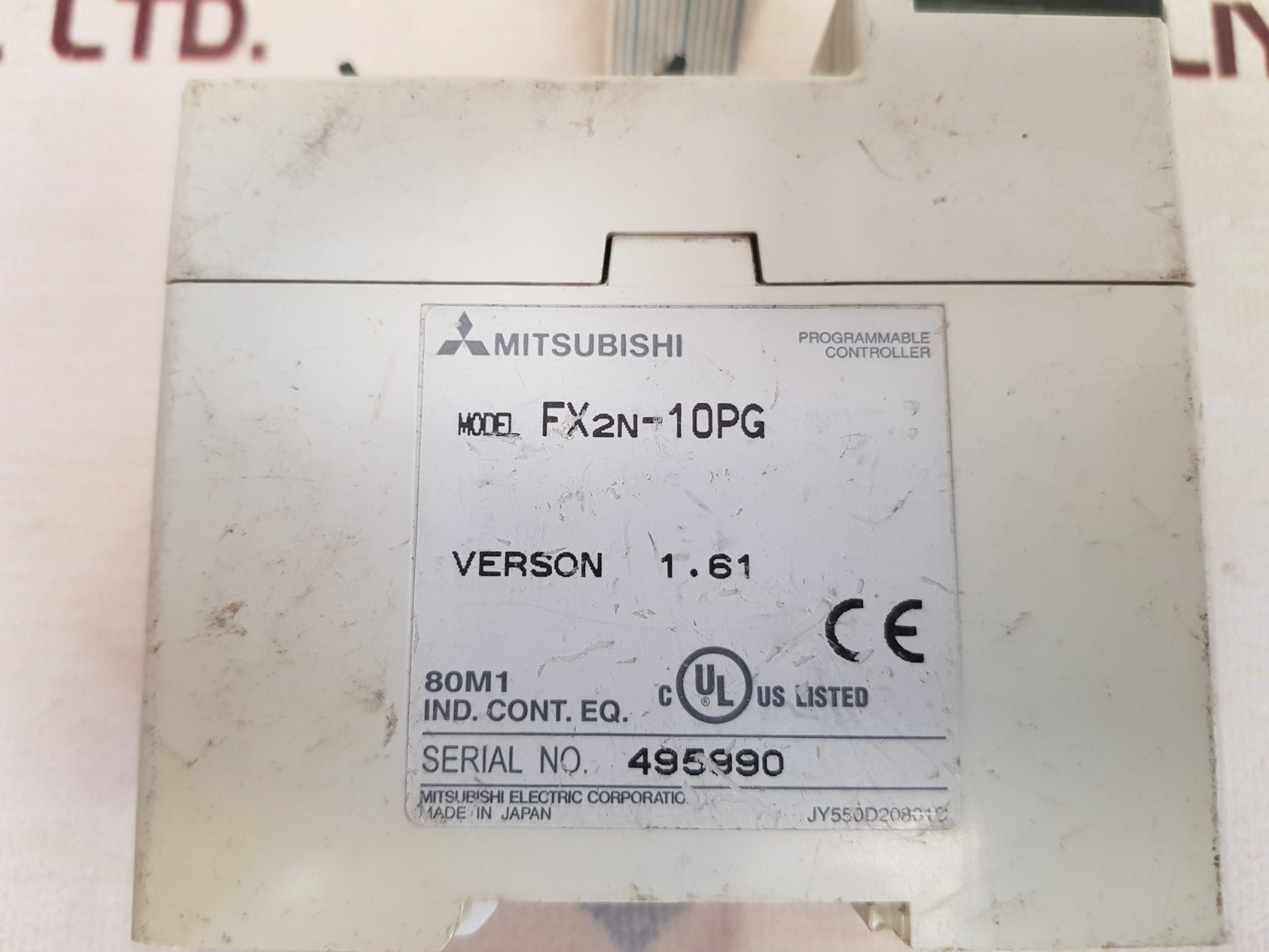 Mitsubishi Electric Fx2N-10Pg Programmable Controller