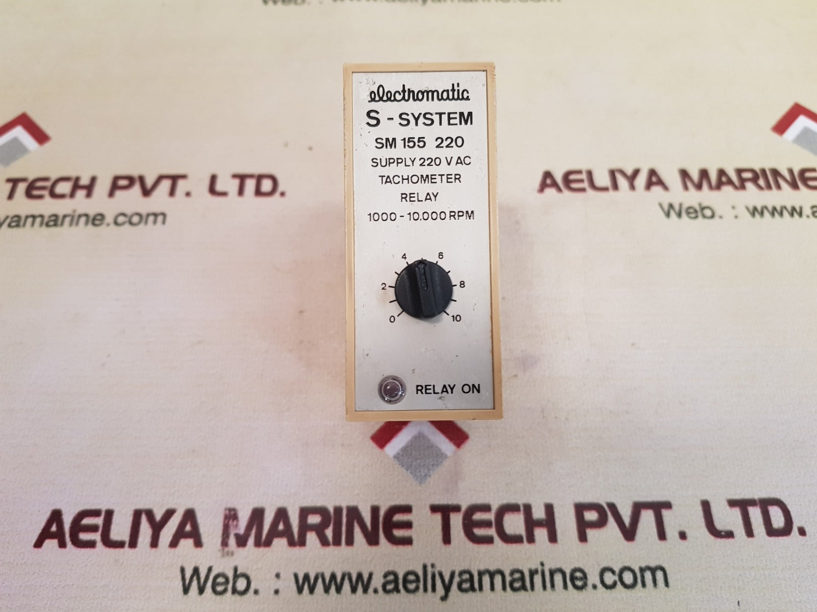Electromatic S-system Sm 155 220 Tachometer Relay 220 V Ac