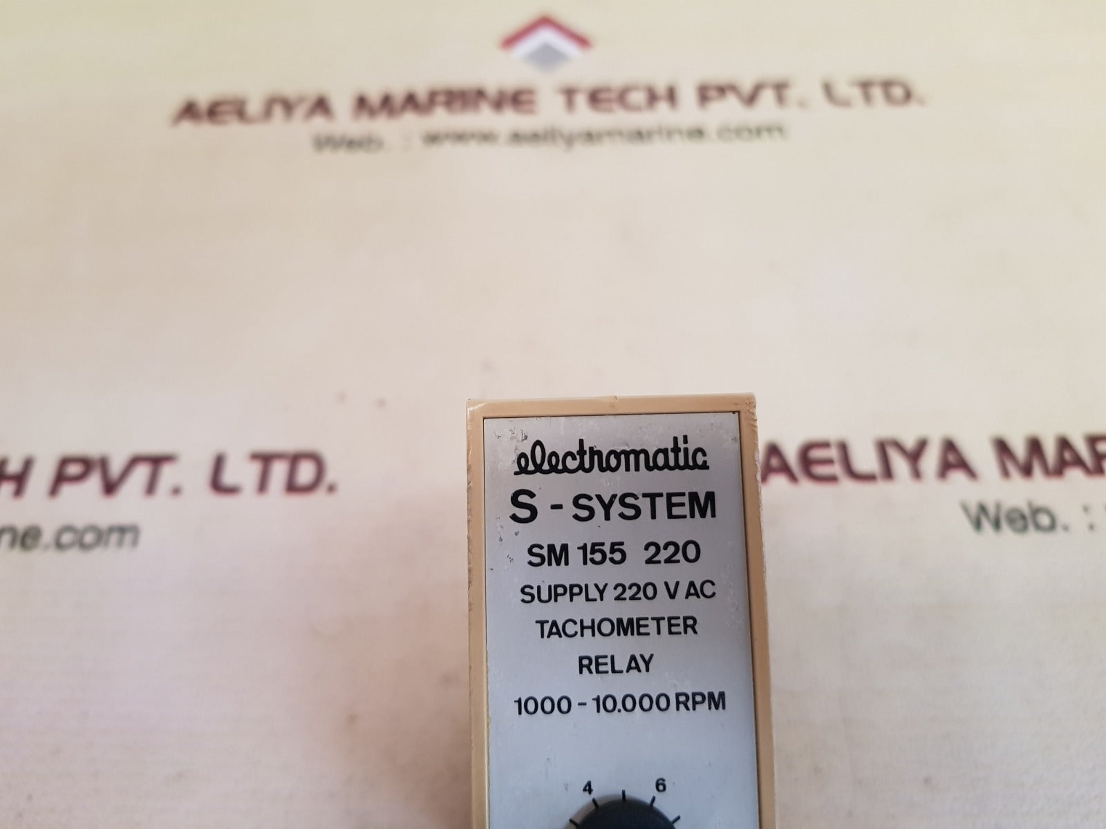Electromatic S-system Sm 155 220 Tachometer Relay 220 V Ac