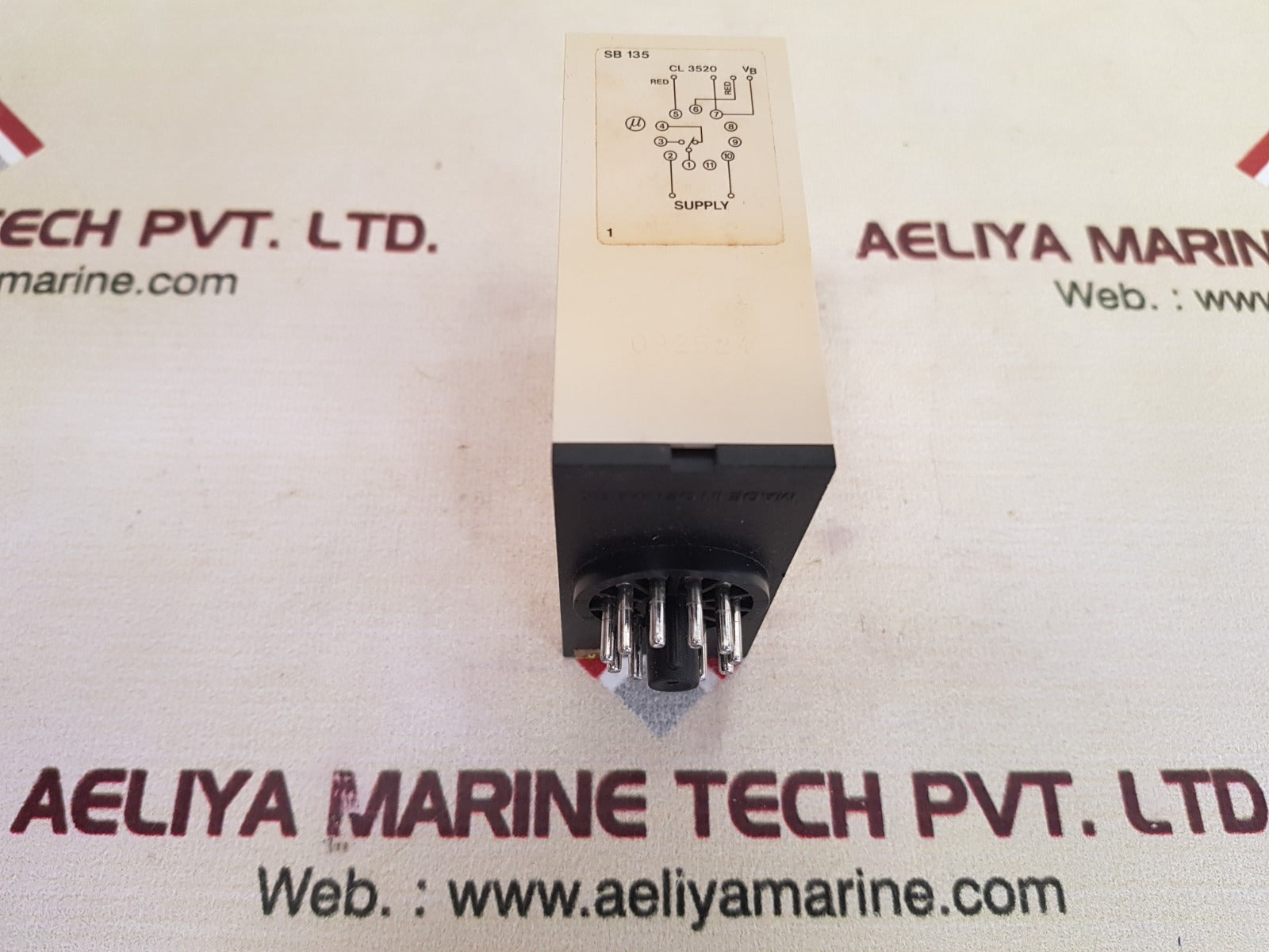 Carlo gavazzi sb 135 115 time delay relay 3-60 min