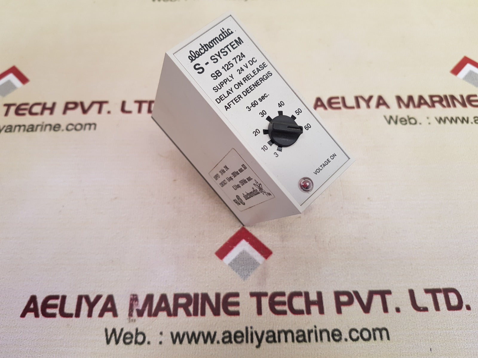 Electromatic Sb-125-724 S-system Delay On Release After Deenergis 3-60 Sec
