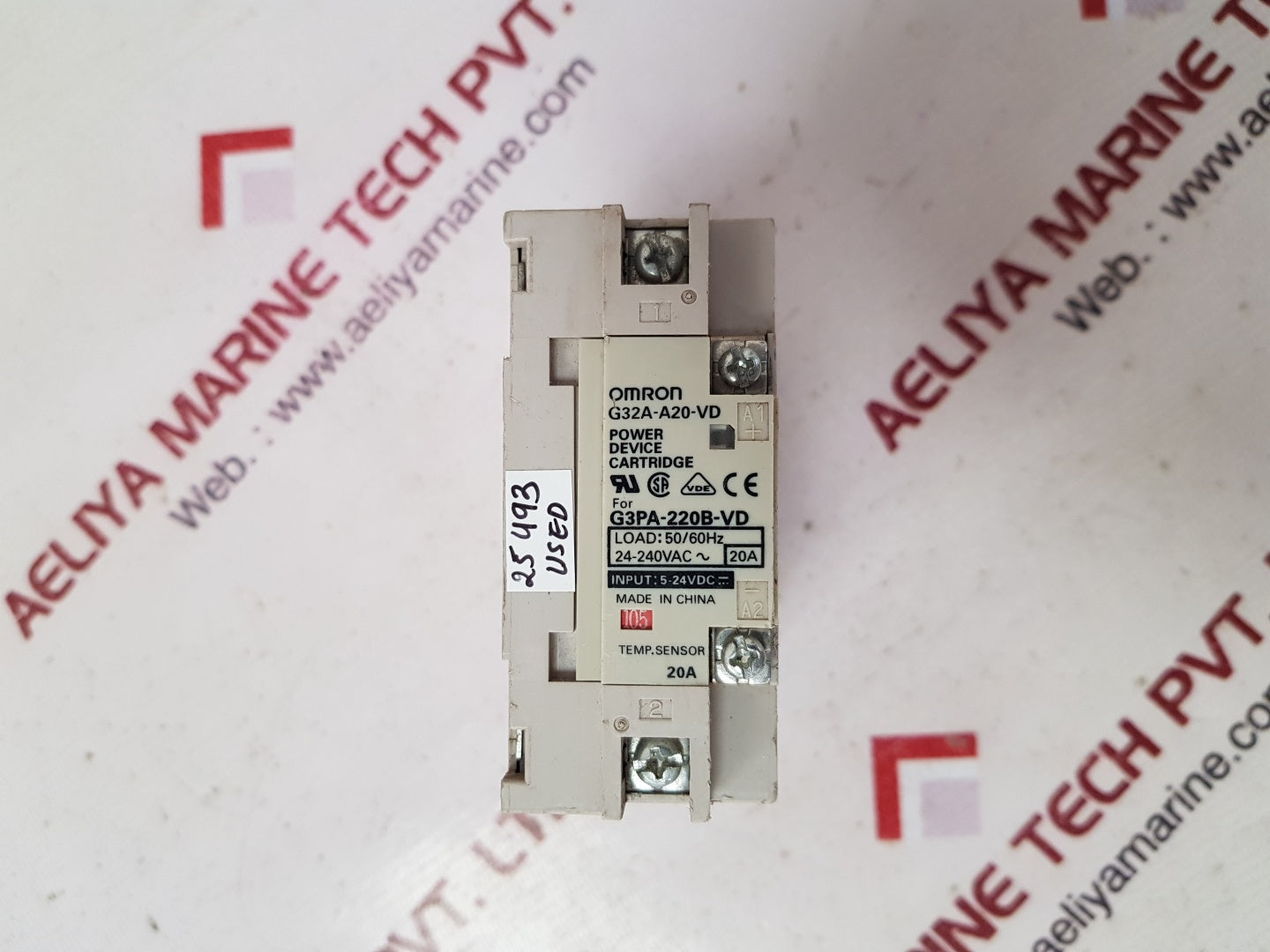 Omron g32a-a20-vd power device cartridge